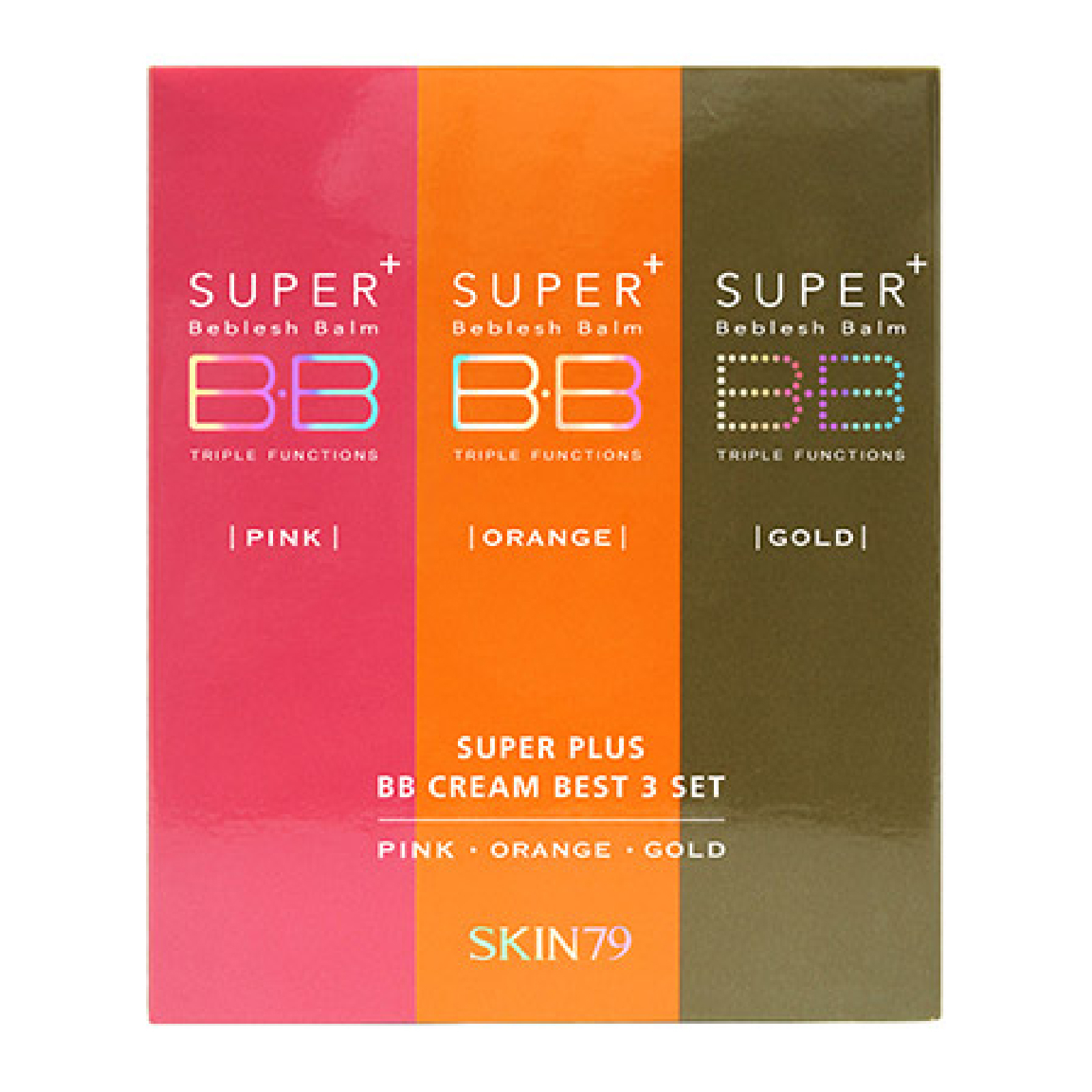 Set de 3 cremas BB Super Plus de Skin79