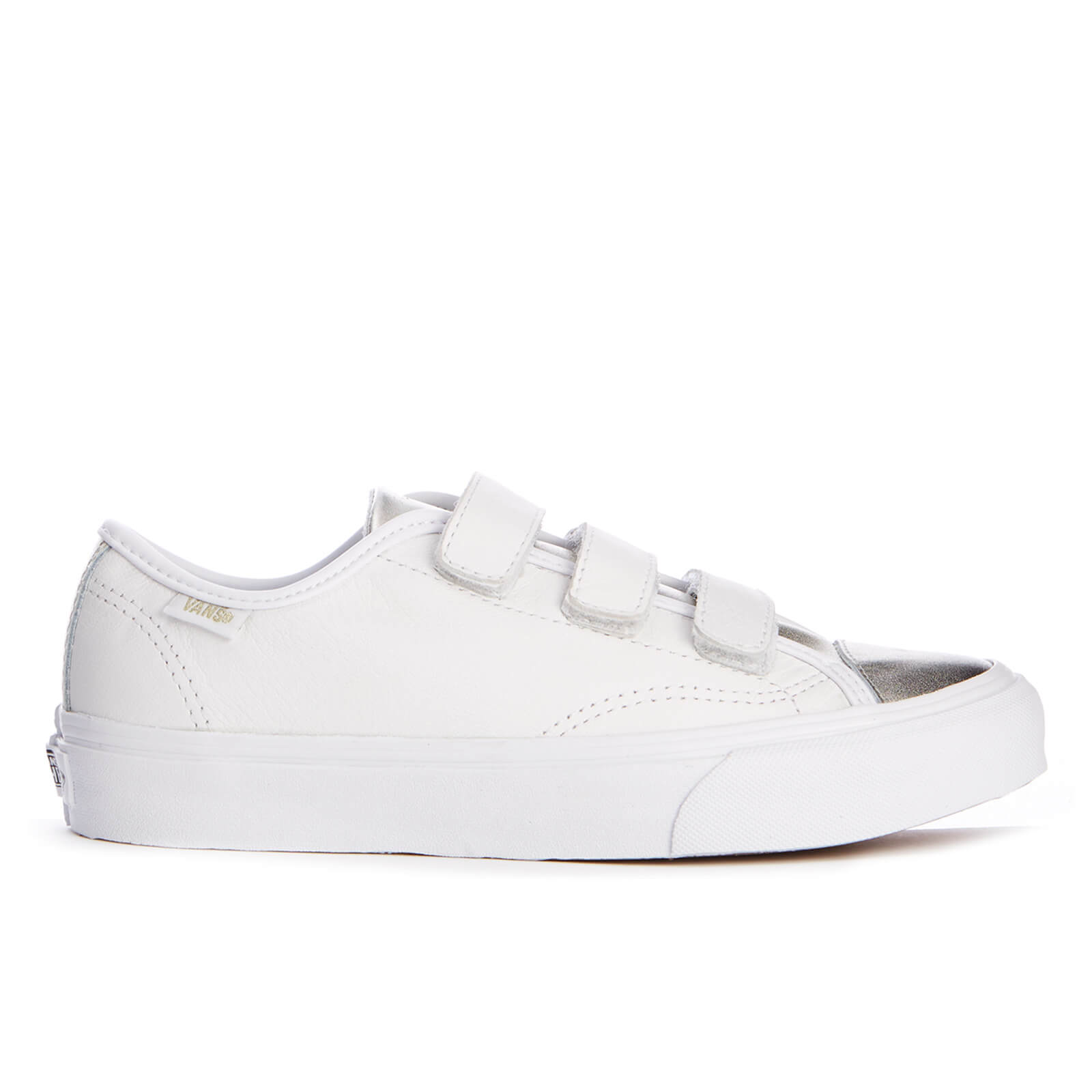 Black and white velcro vans womens top