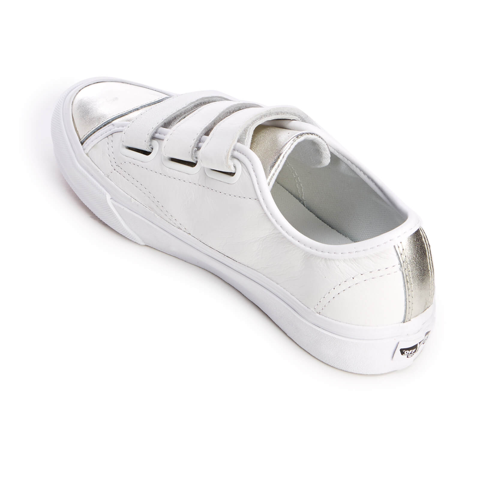 Vans white velcro womens cheap