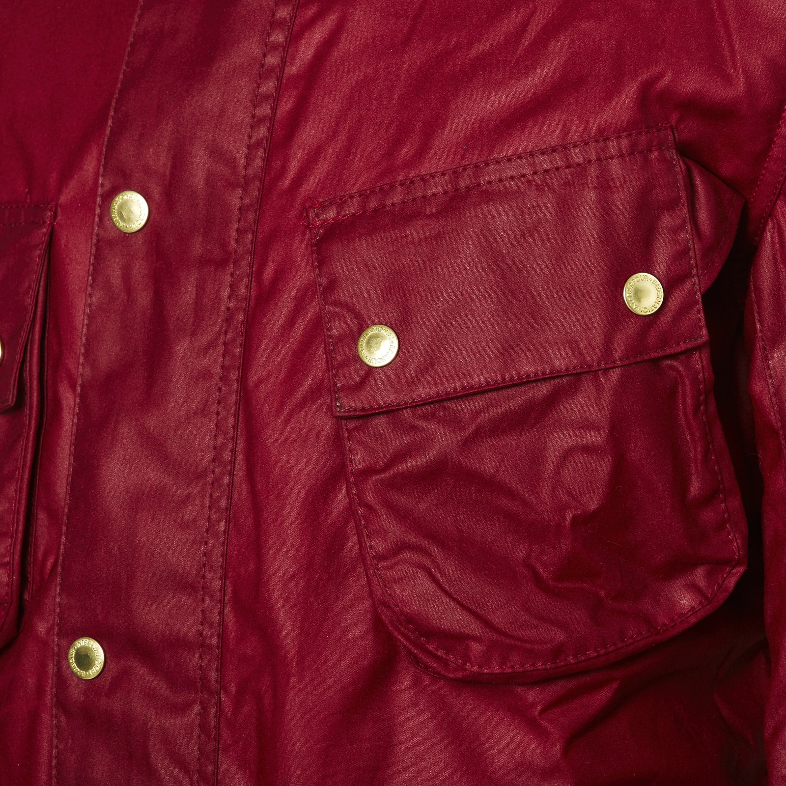 Barbour International Men's Gauging Wax Jacket - Red | Coggles Barbour International Men's Gauging Wax Jacket - Red | Coggles