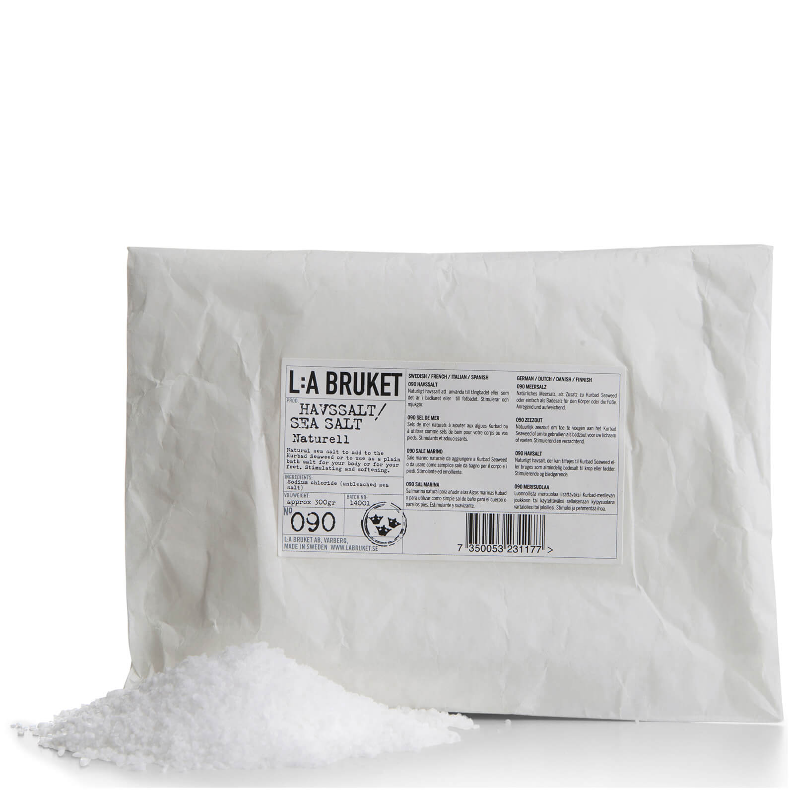 L:A BRUKET No. 090 Sea Salt Bath Salt 300g