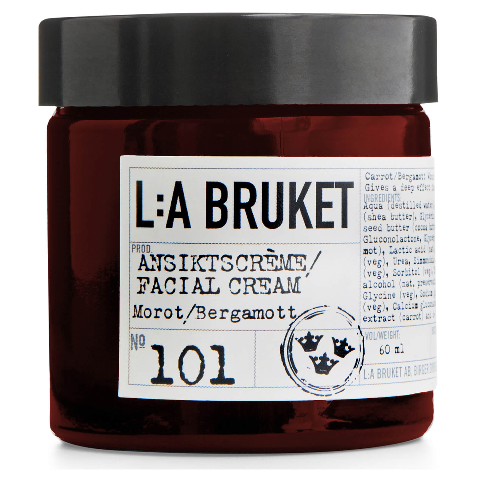 L:A BRUKET No. 101 Face Cream 60ml