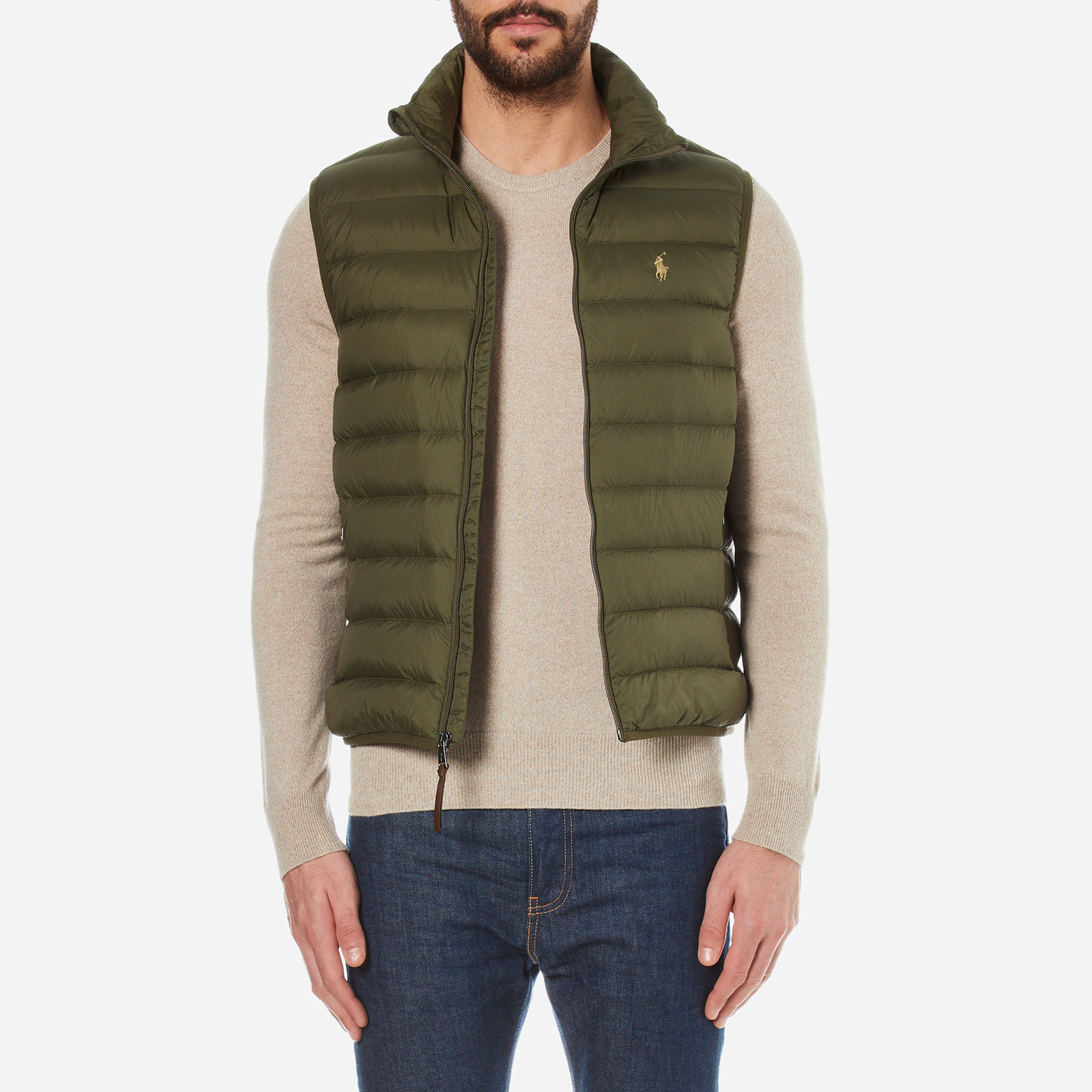 Polo Ralph Lauren Men s Packable Down Vest Company Olive Coggles