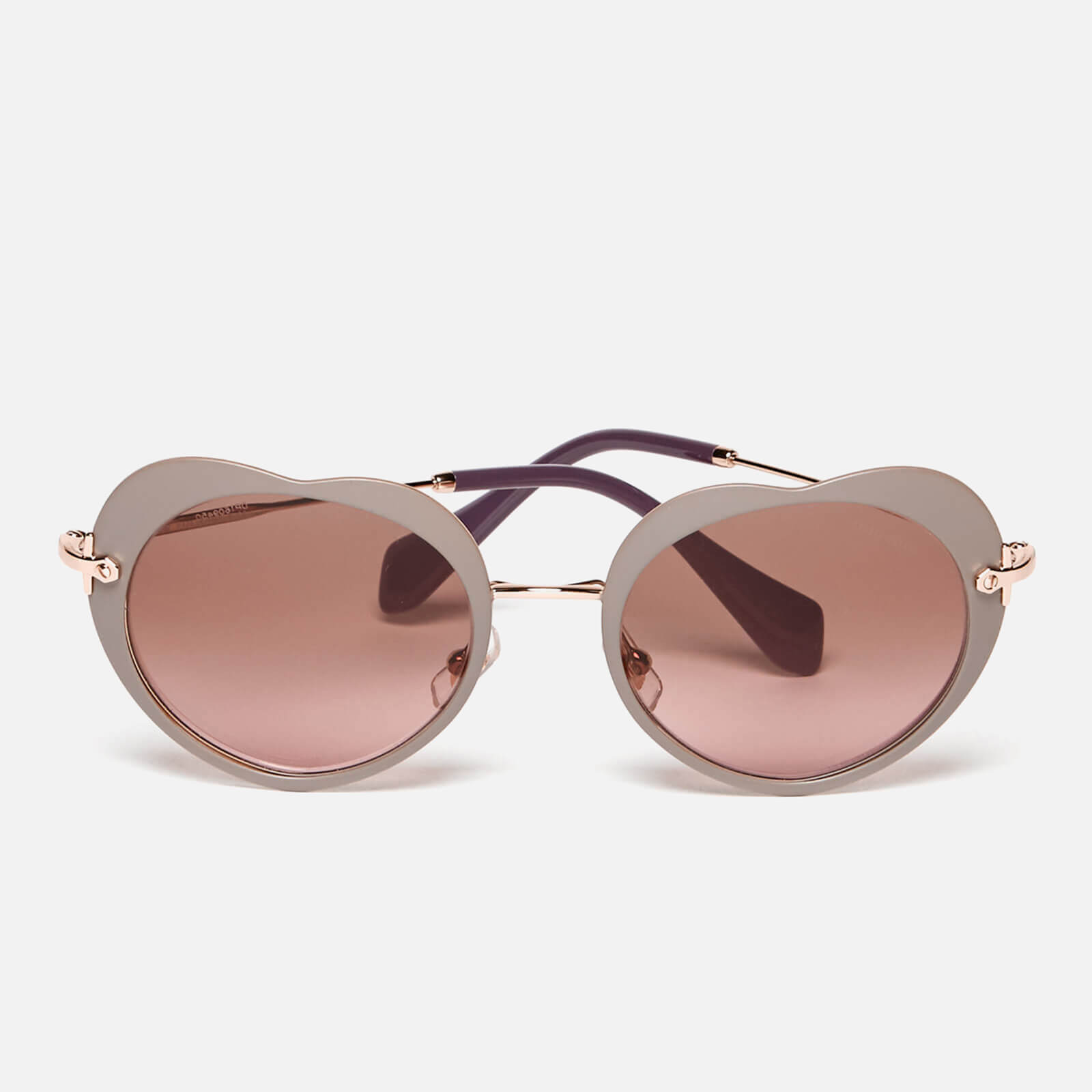 Miu Miu good Pink Heart Frame Sunglasses