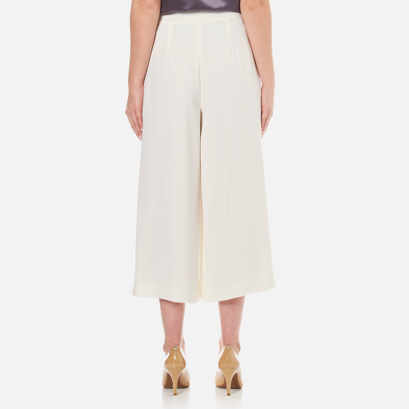 Diane von Furstenberg Women's Holly Culotte Trousers - Ivory