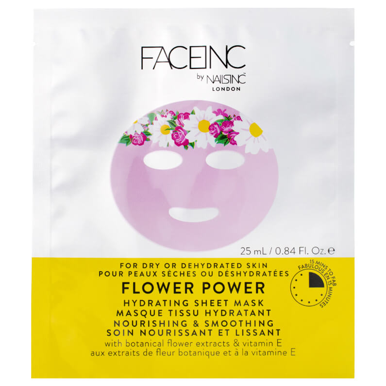 Mascarilla hidratante Flower Power de FACEINC by nails inc. - Nutriente y calmante