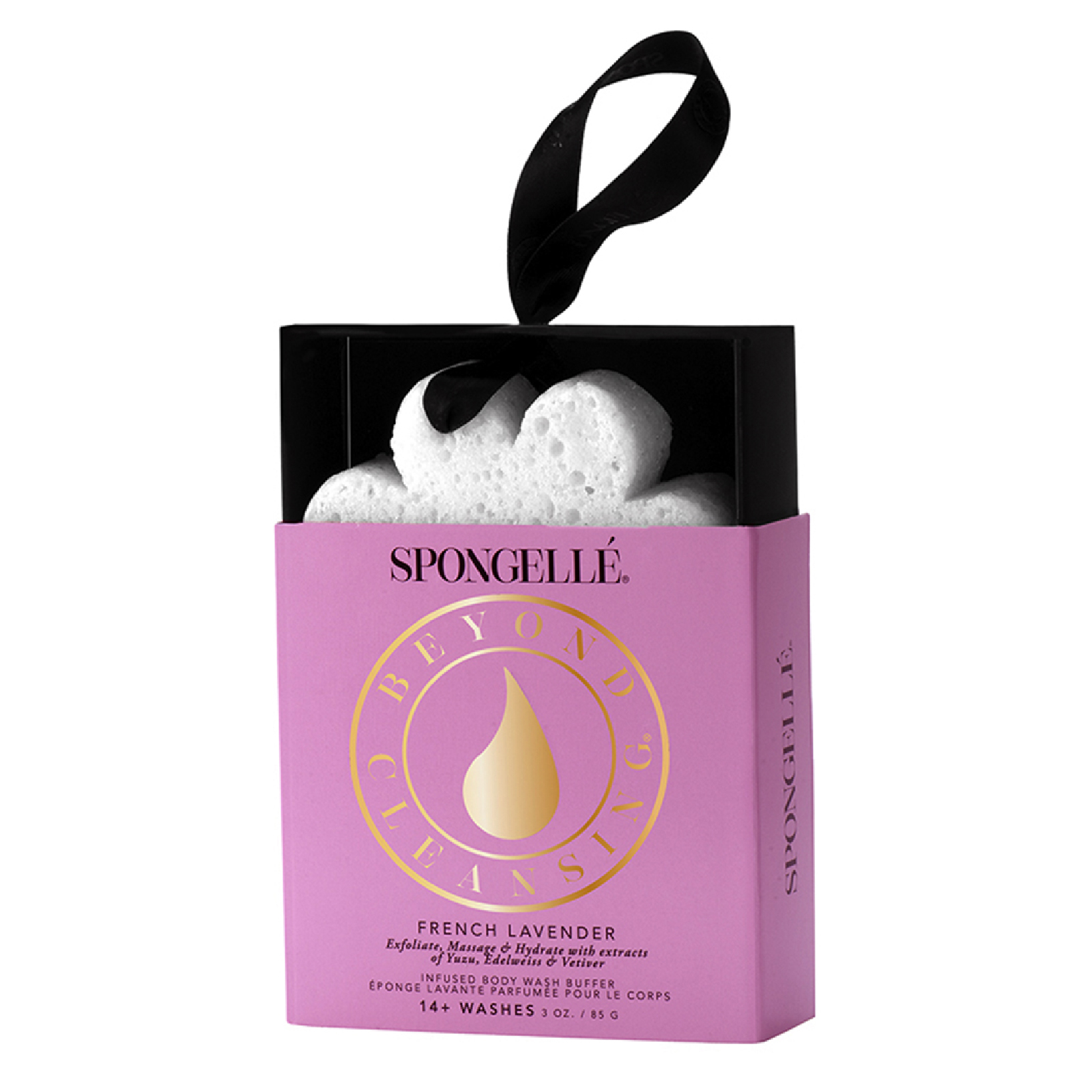 Spongellé Boxed Flower Body Wash Infused Buffer - French Lavender