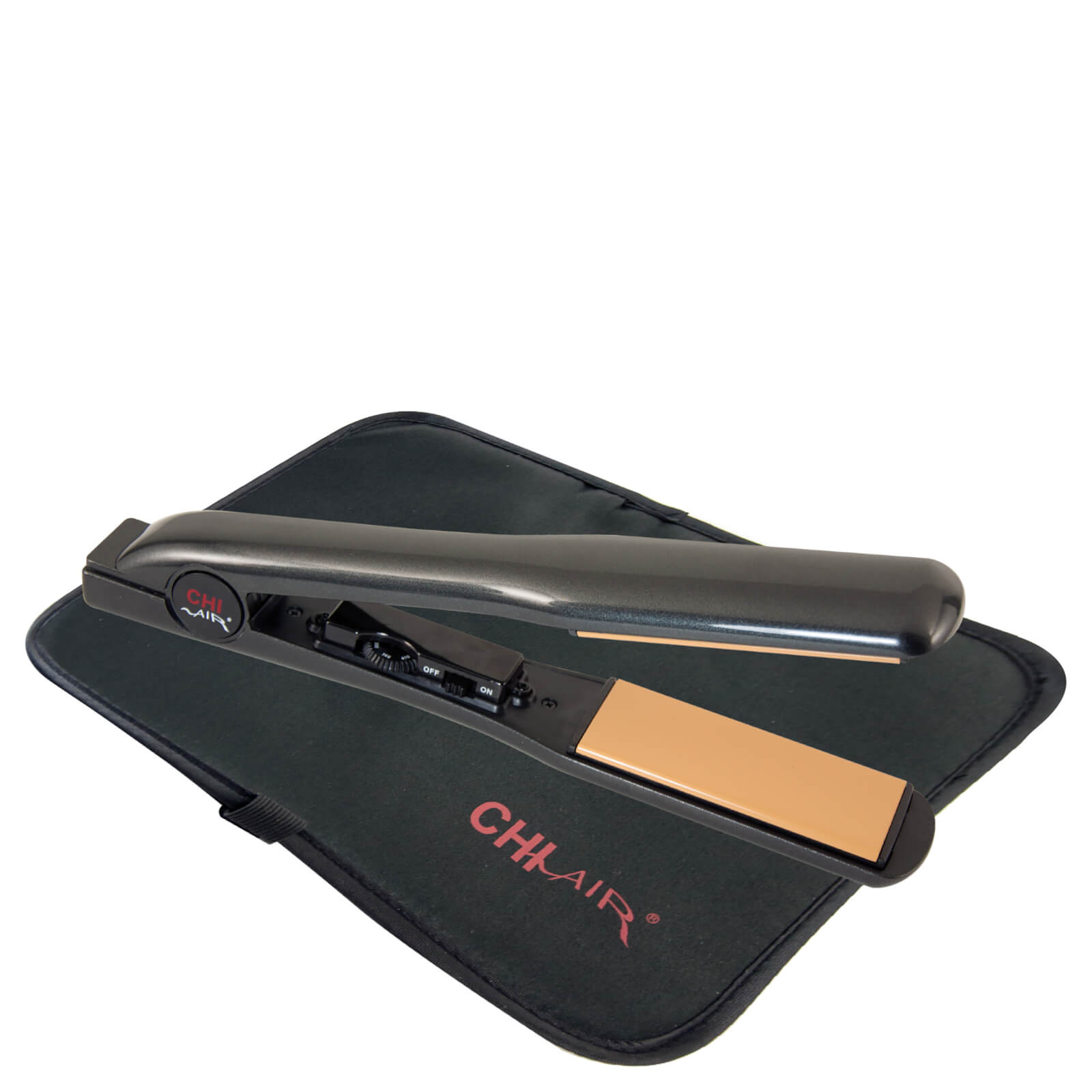 CHI Air Expert Tourmaline Ceramic 1.5 Inch Flat Iron Onyx Black LOOKFANTASTIC