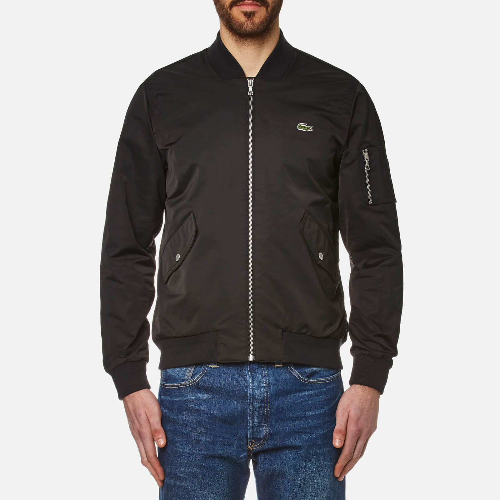 Lacoste Men s Ma 1 Bomber Jacket Black Coggles
