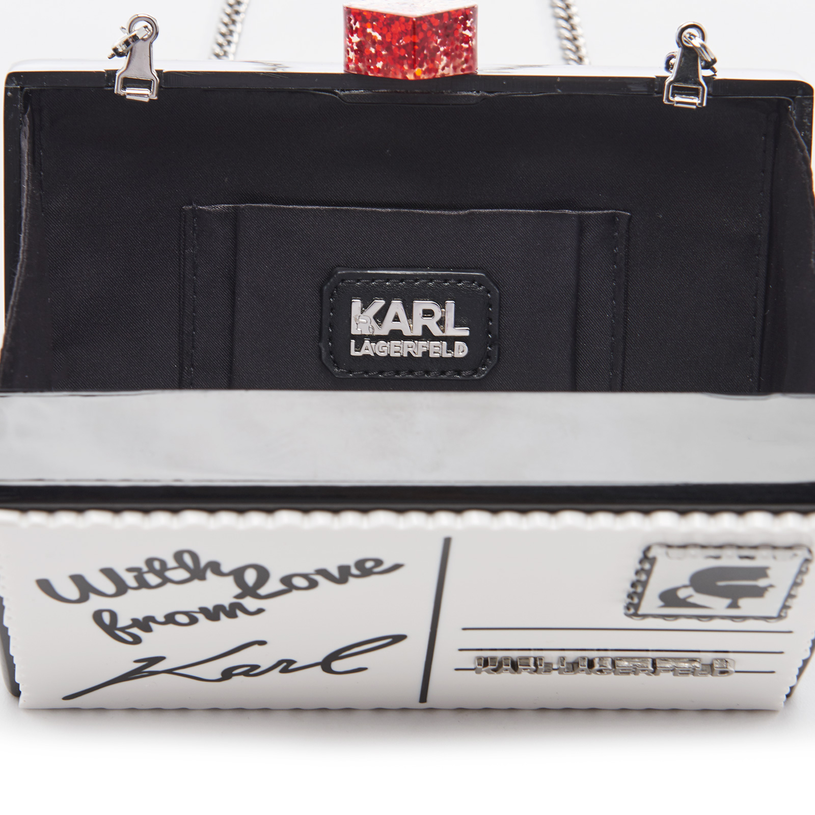 Karl lagerfeld postcard bag hotsell