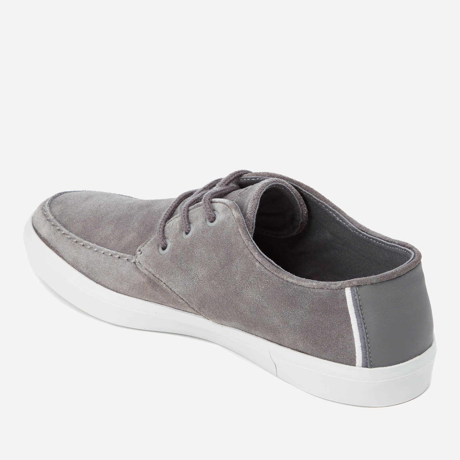Lacoste Men s Sevrin 316 1 Suede Boat Shoes Dark Grey Allsole