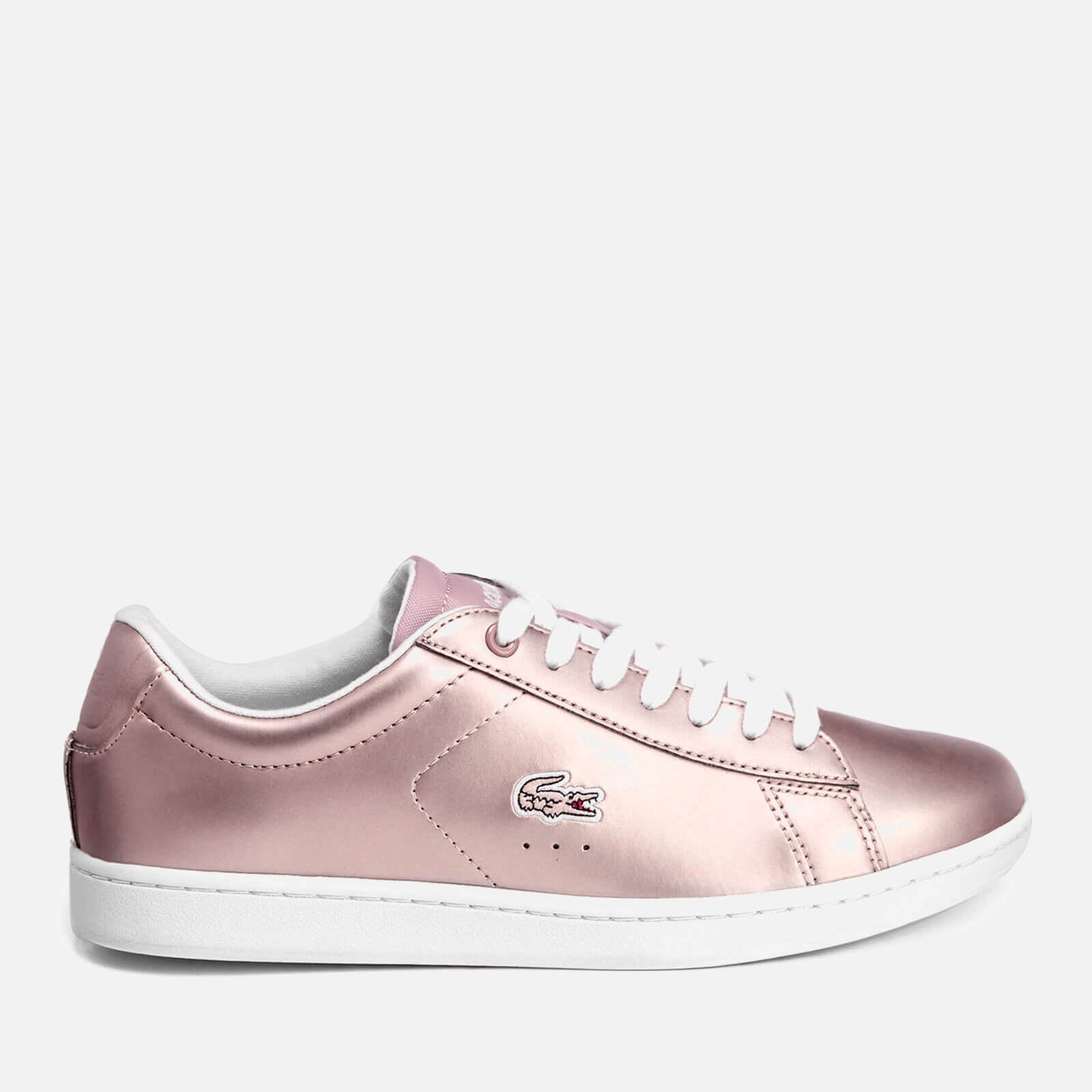 Lacoste Women s Carnaby Evo 117 3 Cupsole Trainers Light Pink Allsole