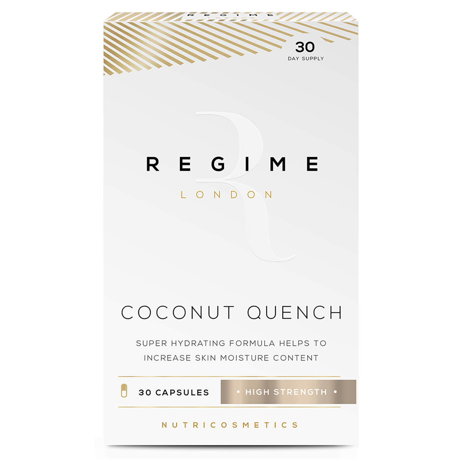 Tratamiento hidratante Coconut Quench de REGIME London - 30 cápsulas