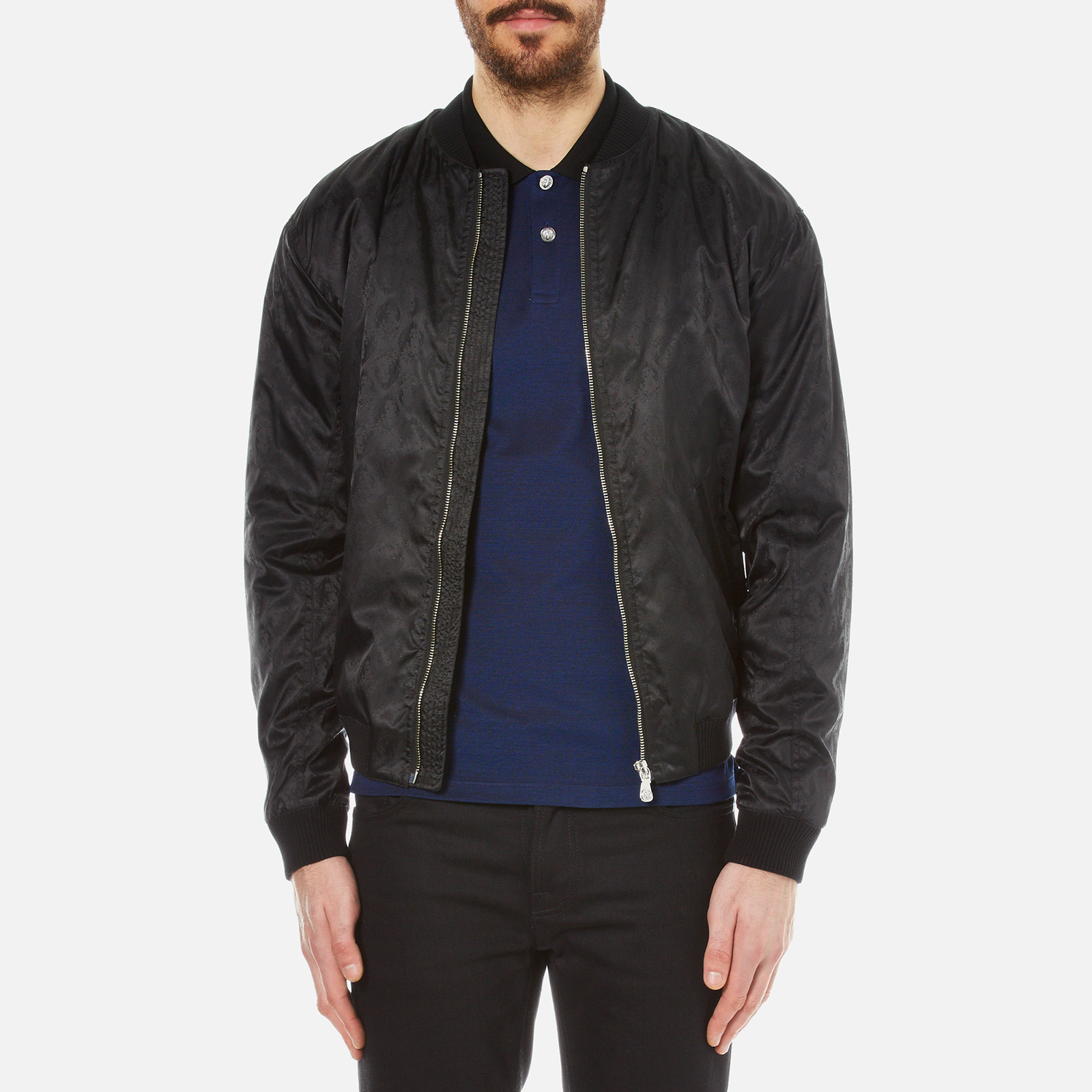 Versace print bomber jacket on sale