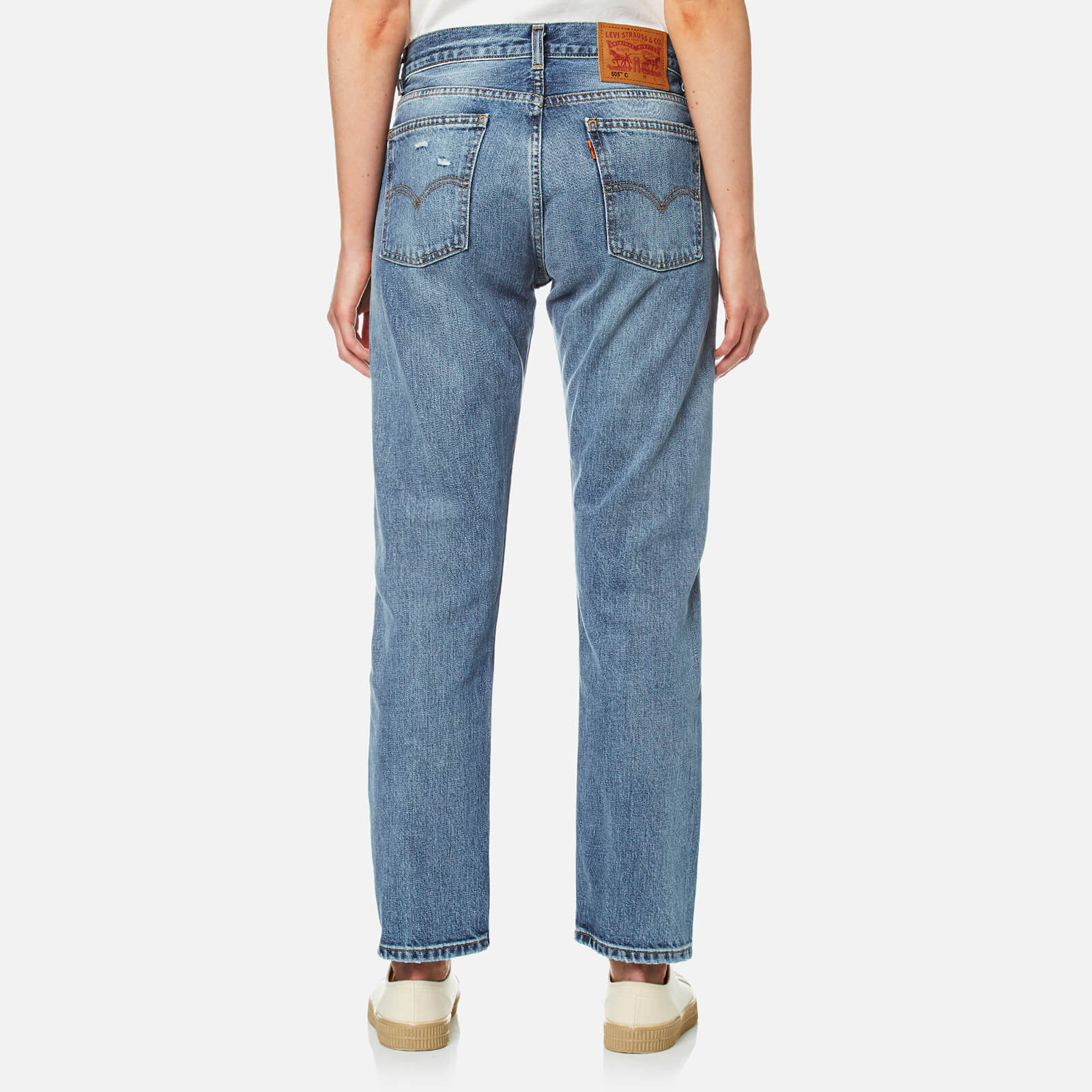 Levi's 505c cropped jean top