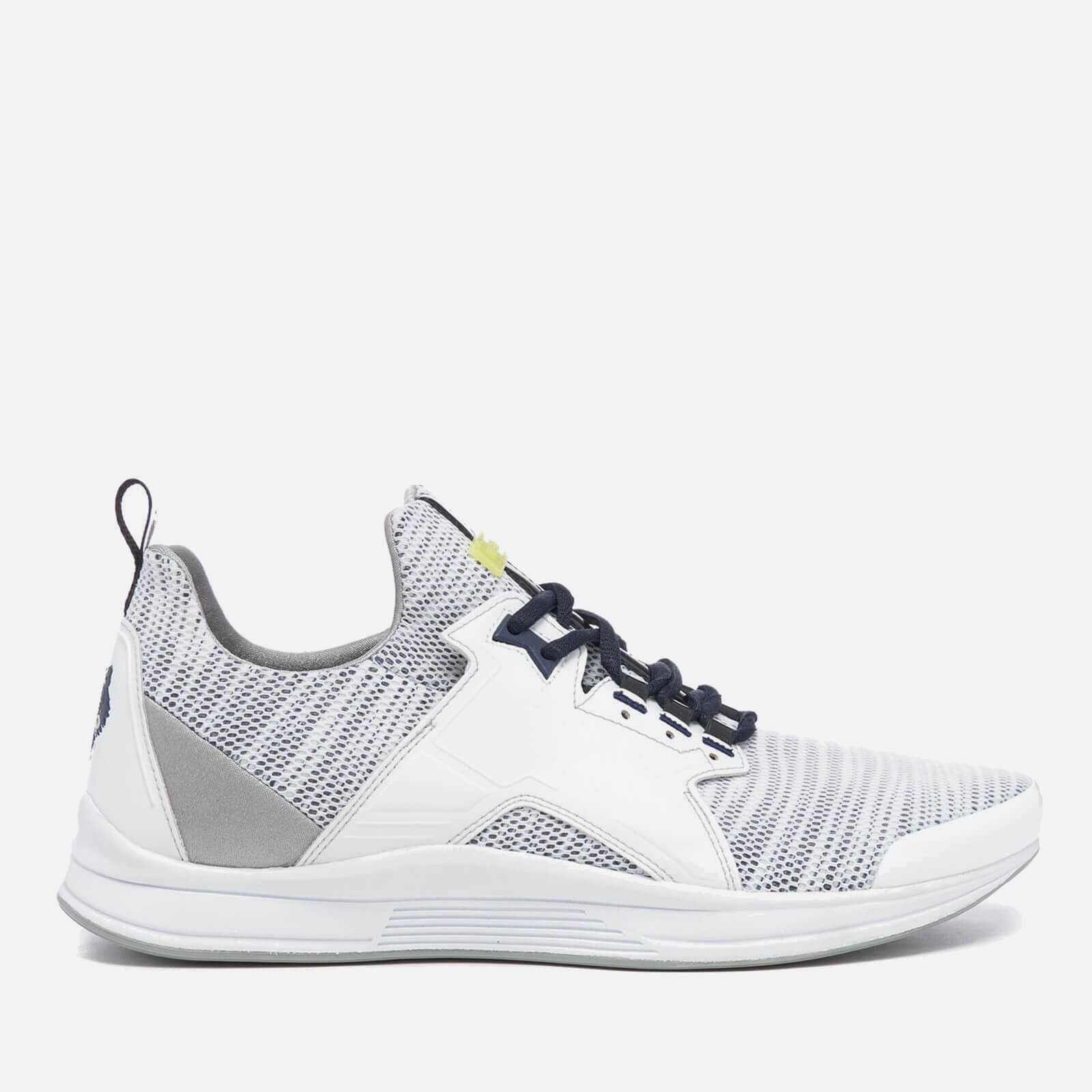 KENZO Men s Ozzy Gummy Mesh Running Trainers White Coggles