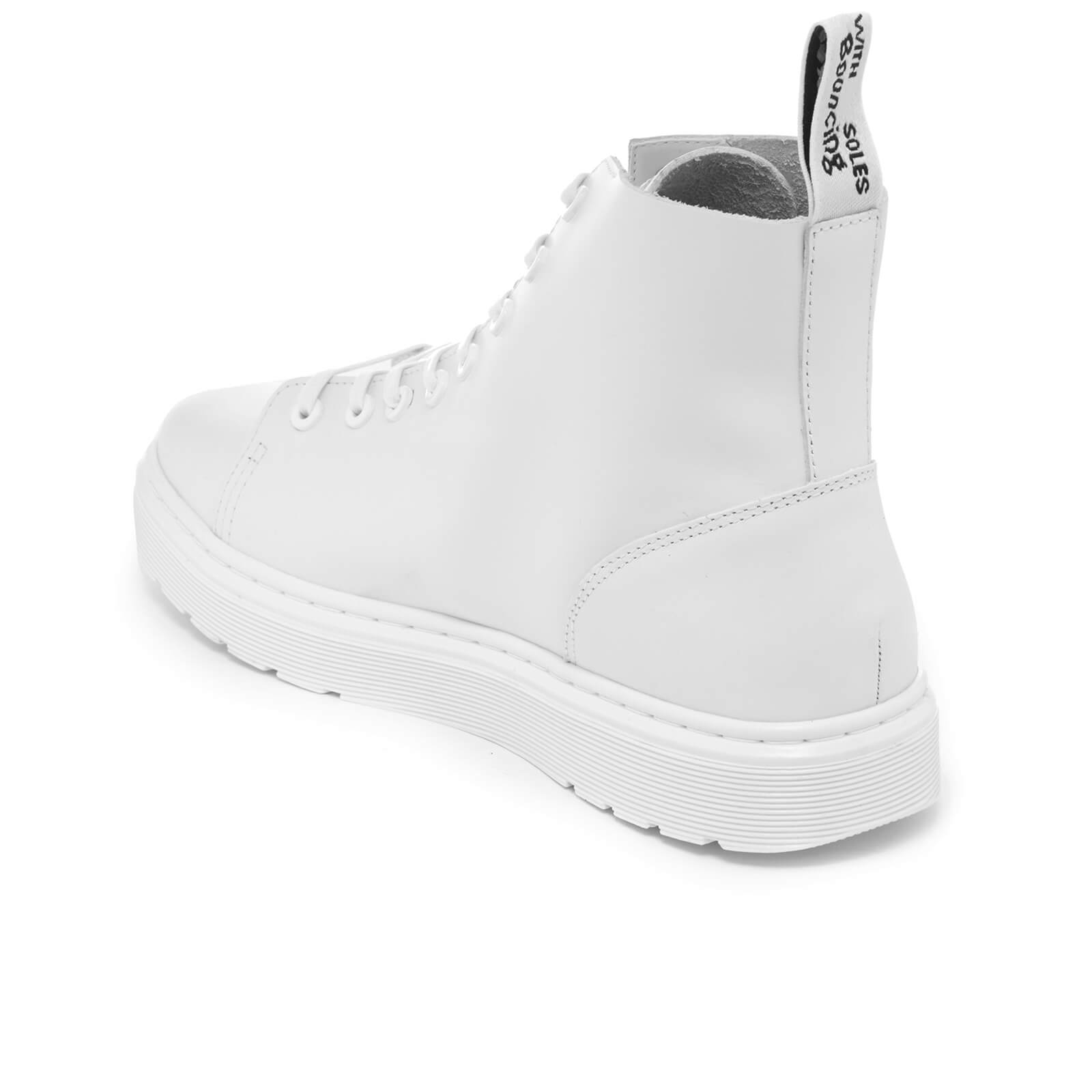 Dr. Martens Vibe Talib 8 Eye Boots White Venice Allsole