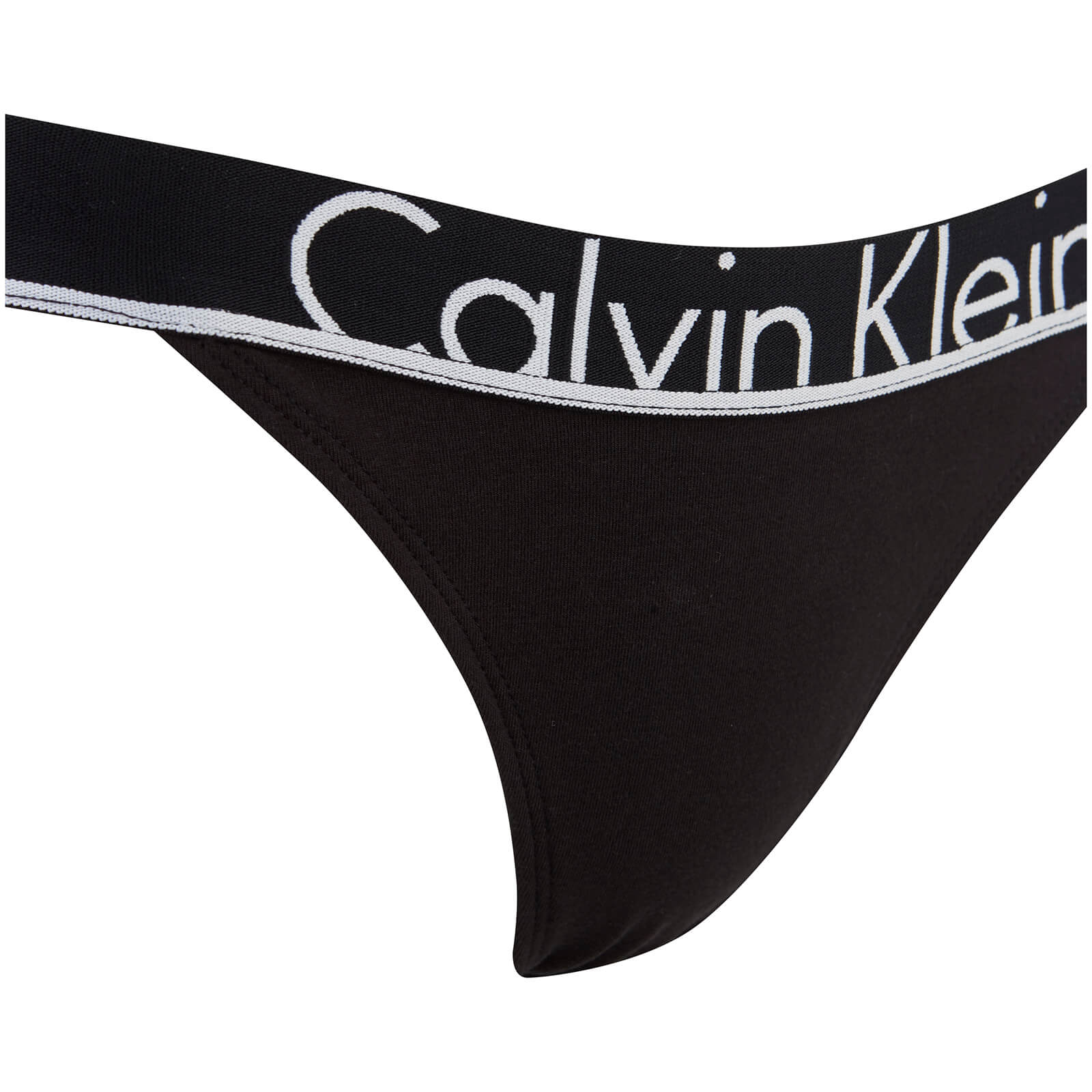 Calvin Klein Women s Thick Band Tanga Briefs Black Coggles