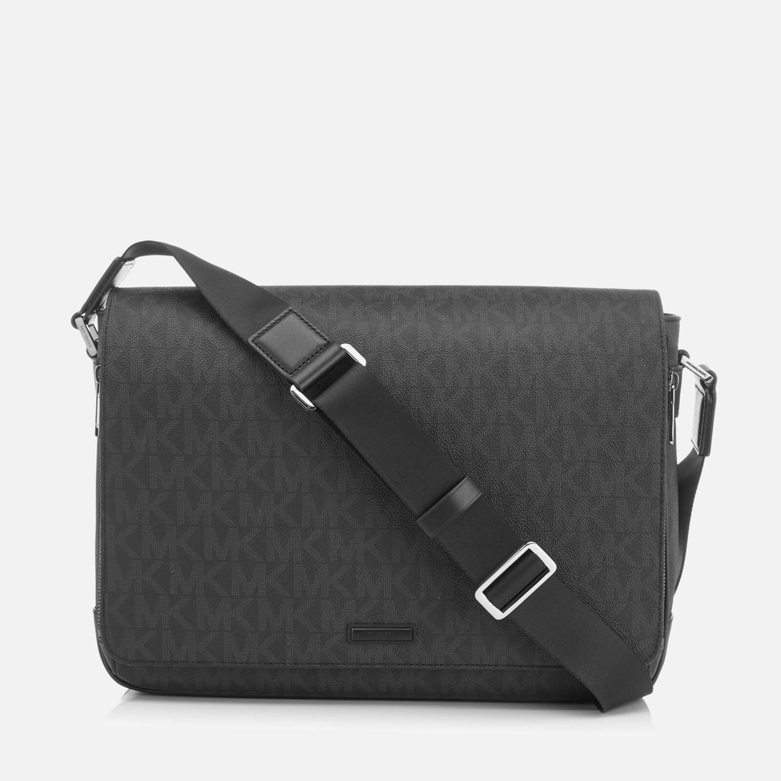 Michael Kors Men s Jet Set Large Messenger Bag Black Coggles