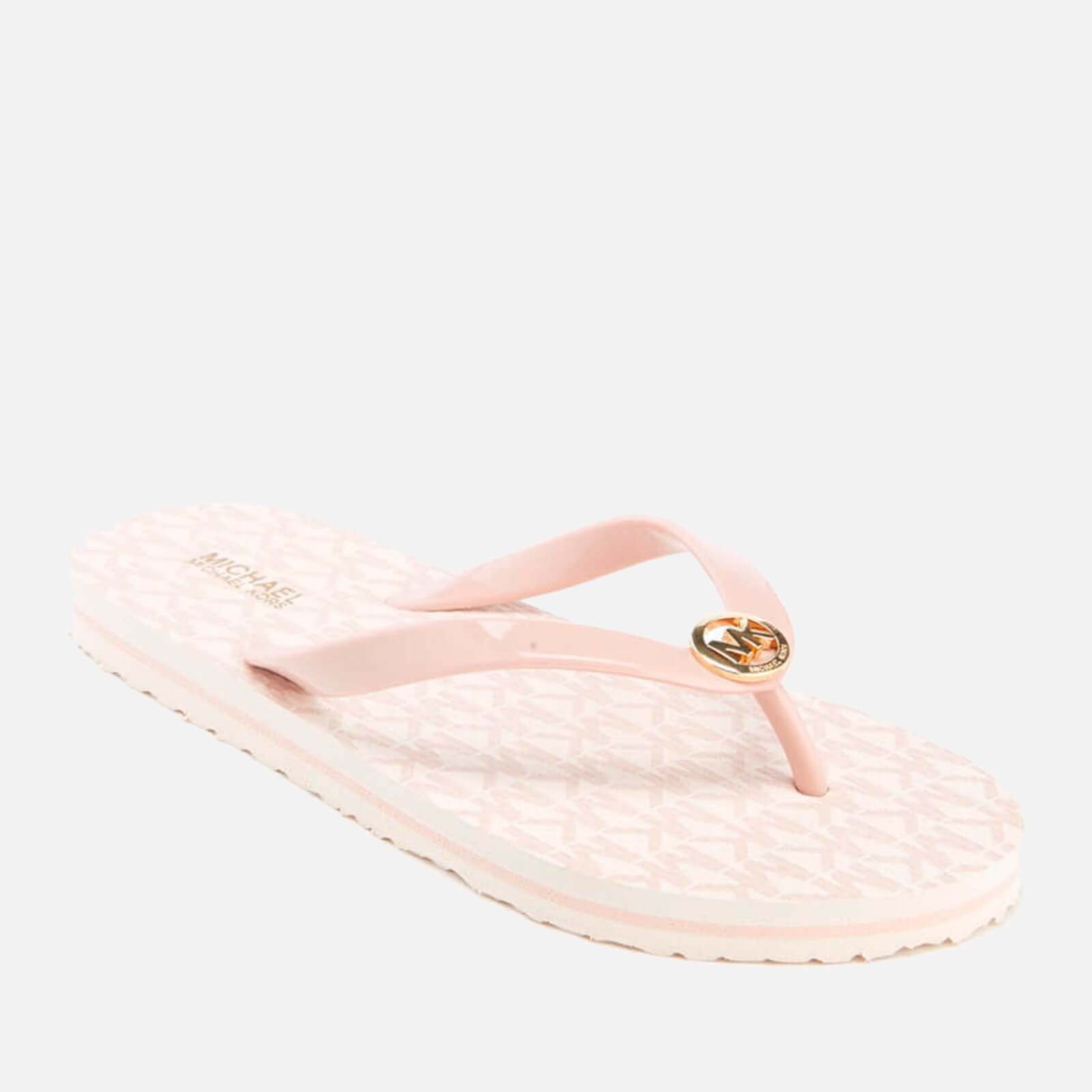 Michael kors logo flip flops discount