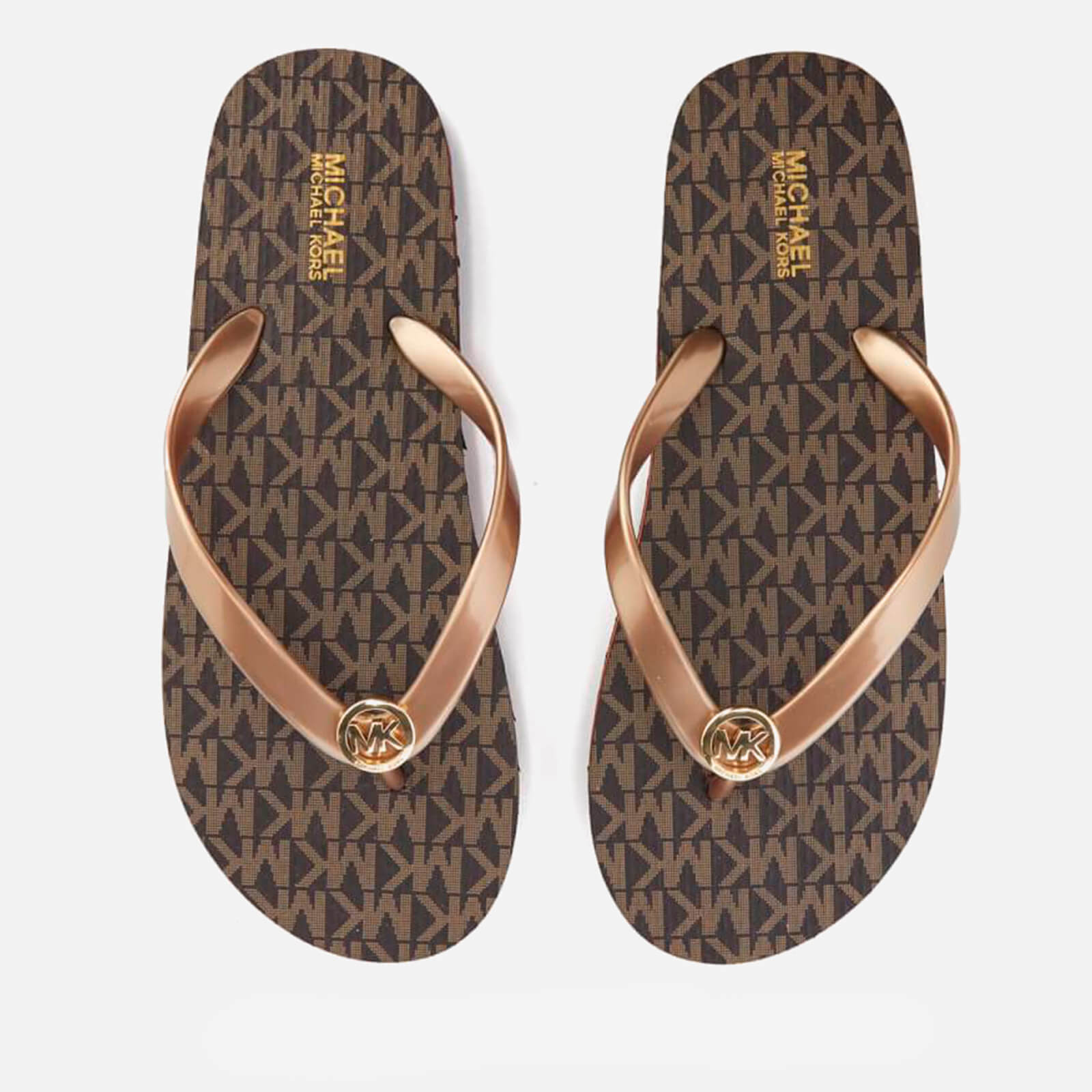 Kors flip flops hot sale