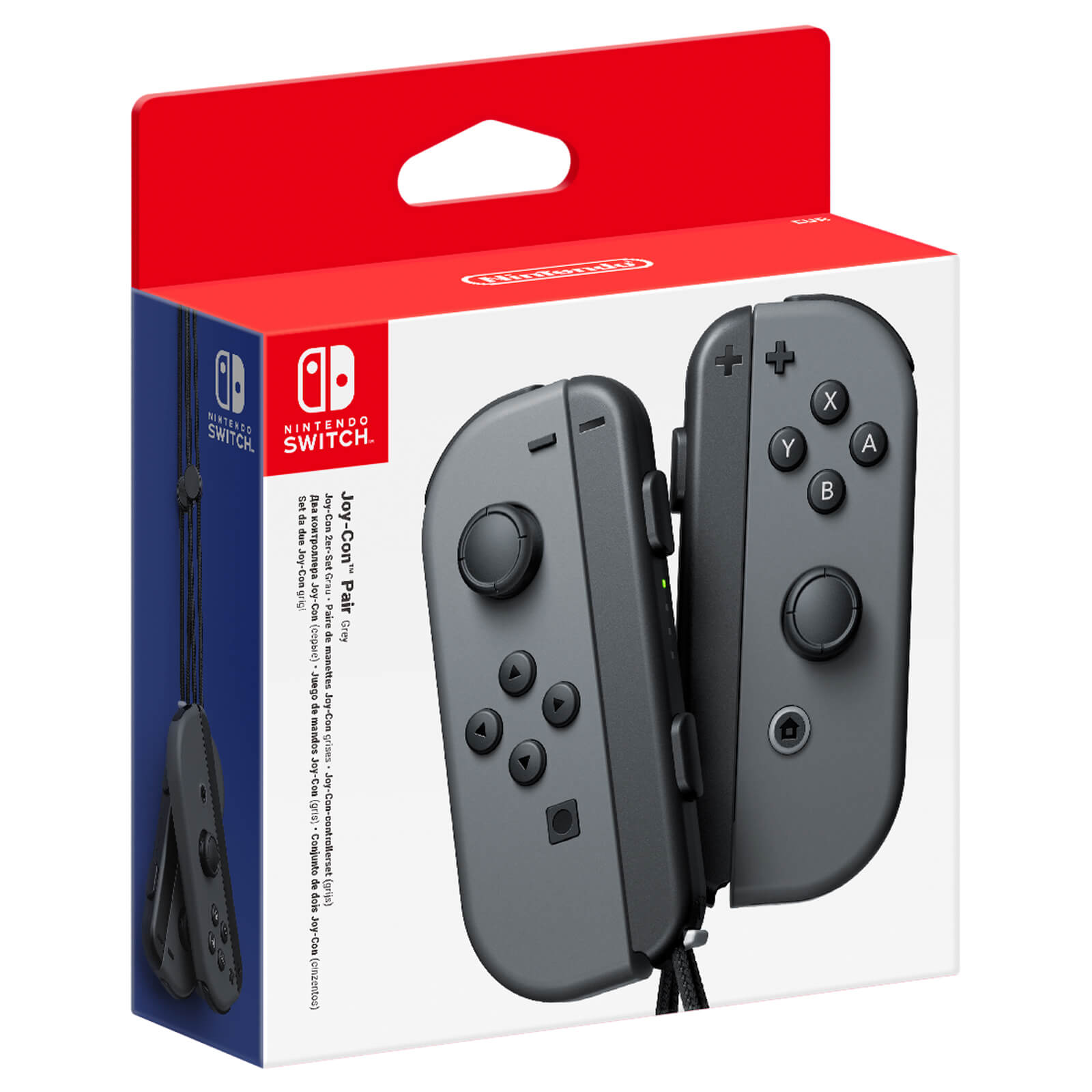 Nintendo Switch Grey Joy-Con Controller Set (L+R) | Zavvi UK