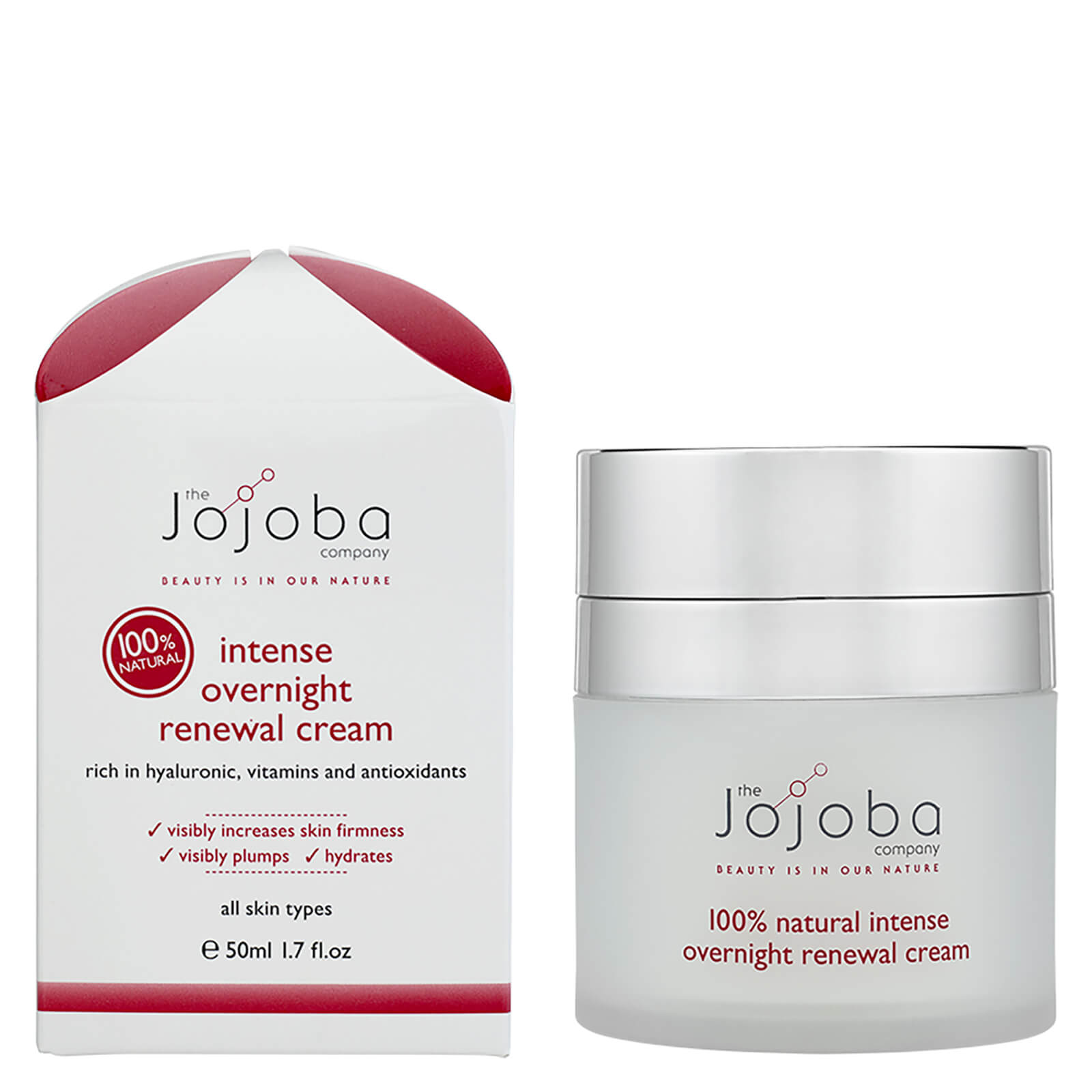 Crema regeneradora intensiva de noche de The Jojoba Company 50 ml