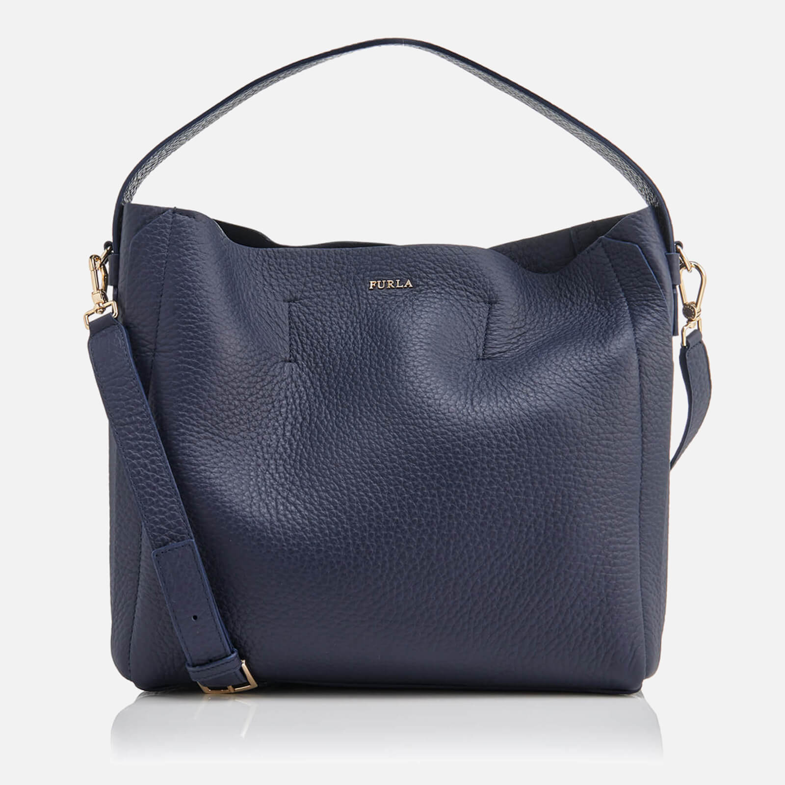 Furla Women s Capriccio Medium Hobo Bag Navy Coggles