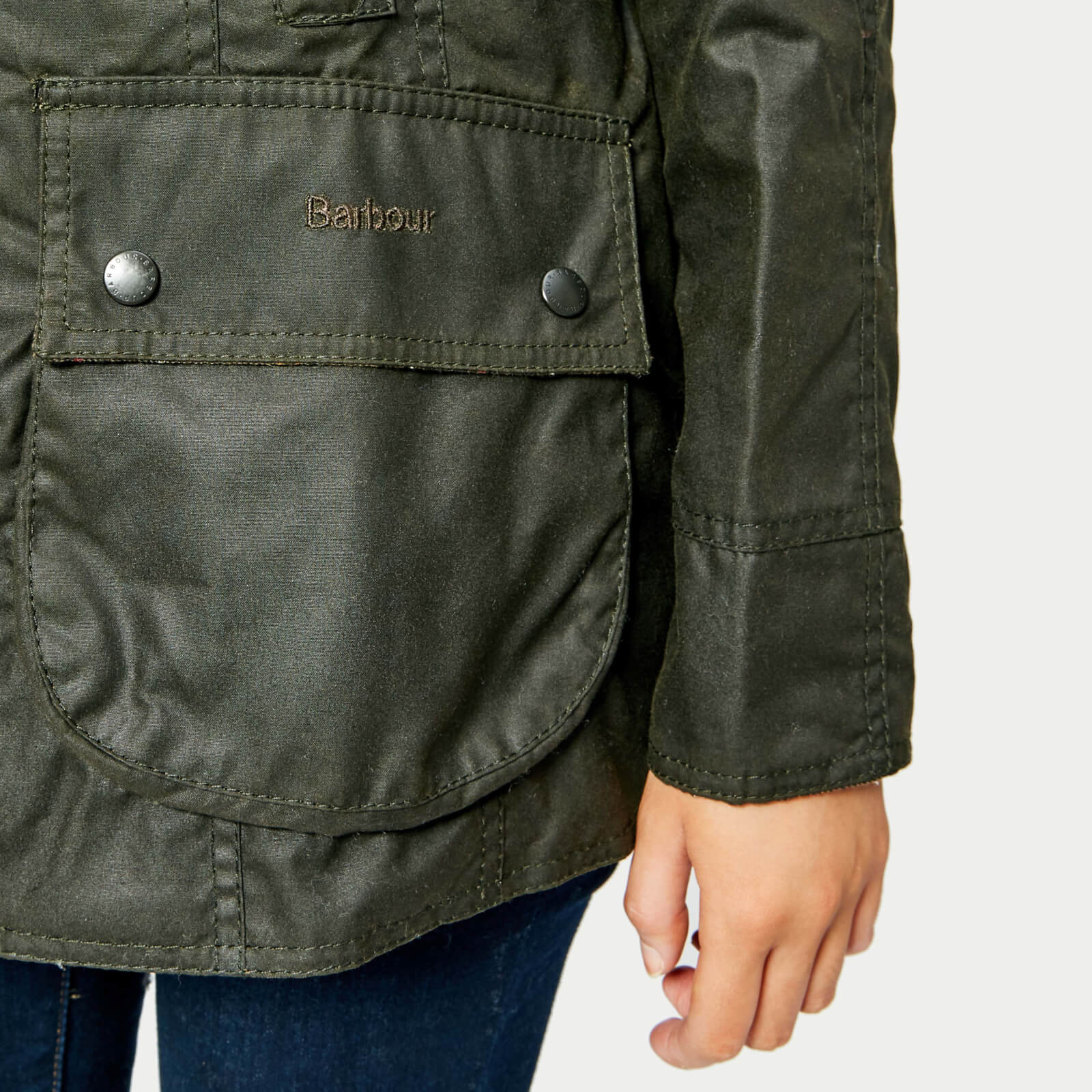Barbour jeans womens hot sale olive