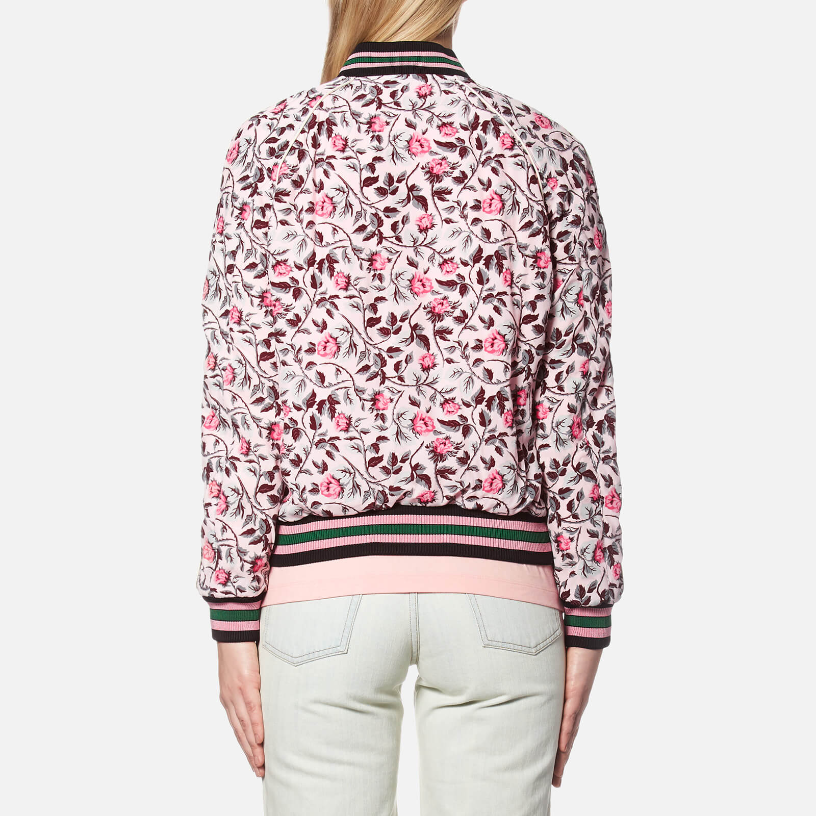 ブランド通販 Women's Coach Reversible Multi Shell - Jacket Varsity Satin ジャケット・アウター
