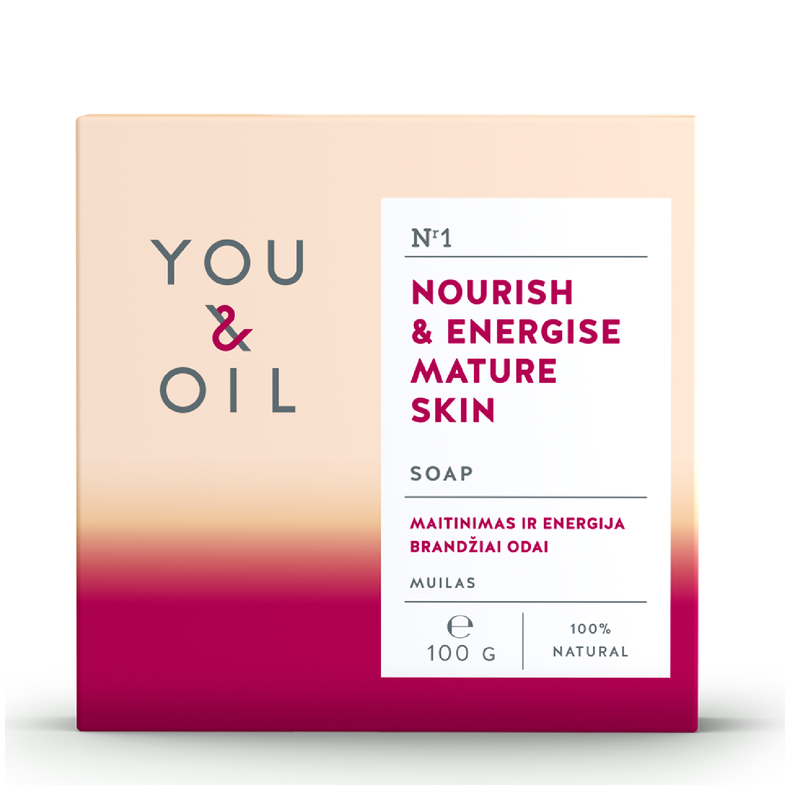 You & Oil Nourish & Energise Soap for Mature Skin 100g