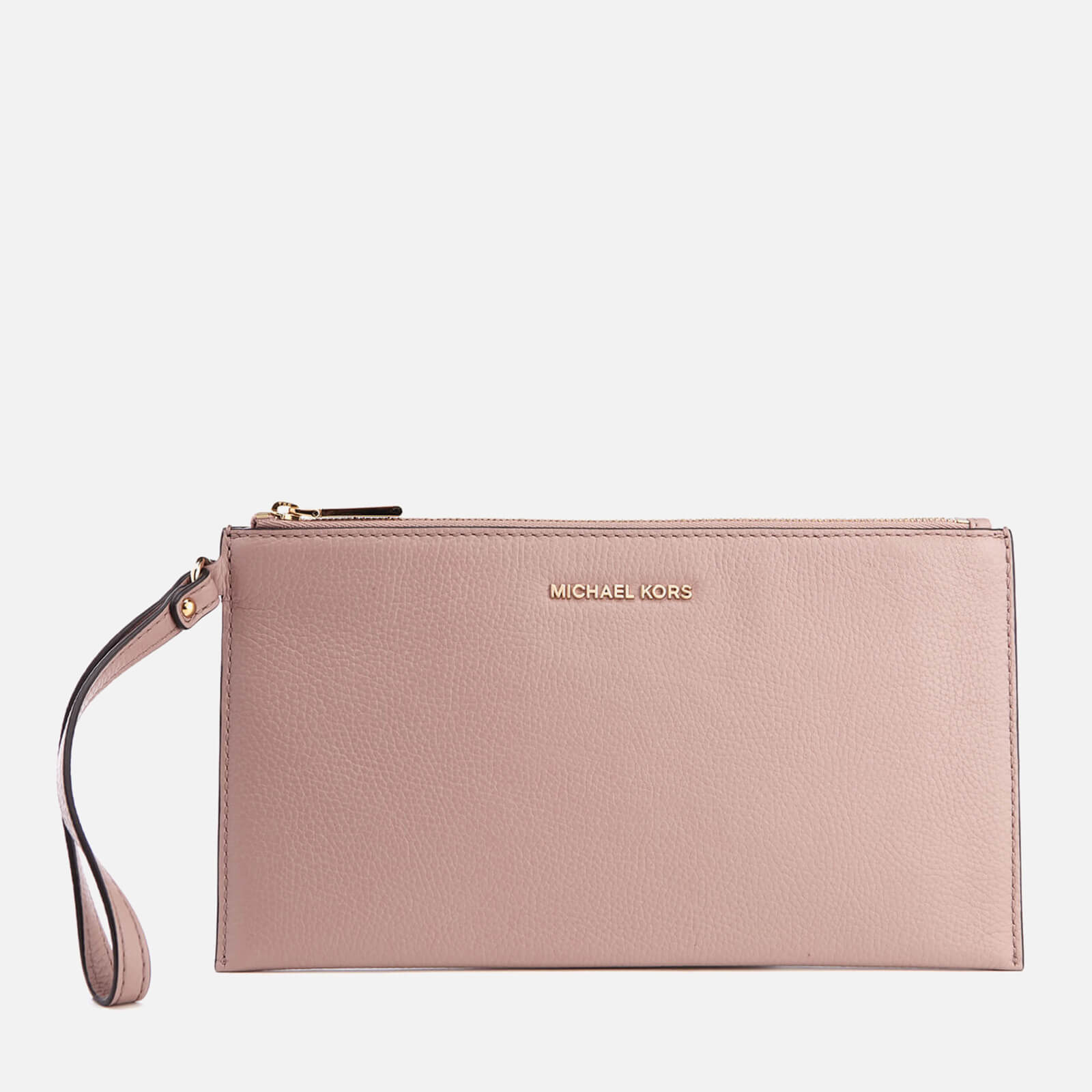 Michael kors large zip clutch top