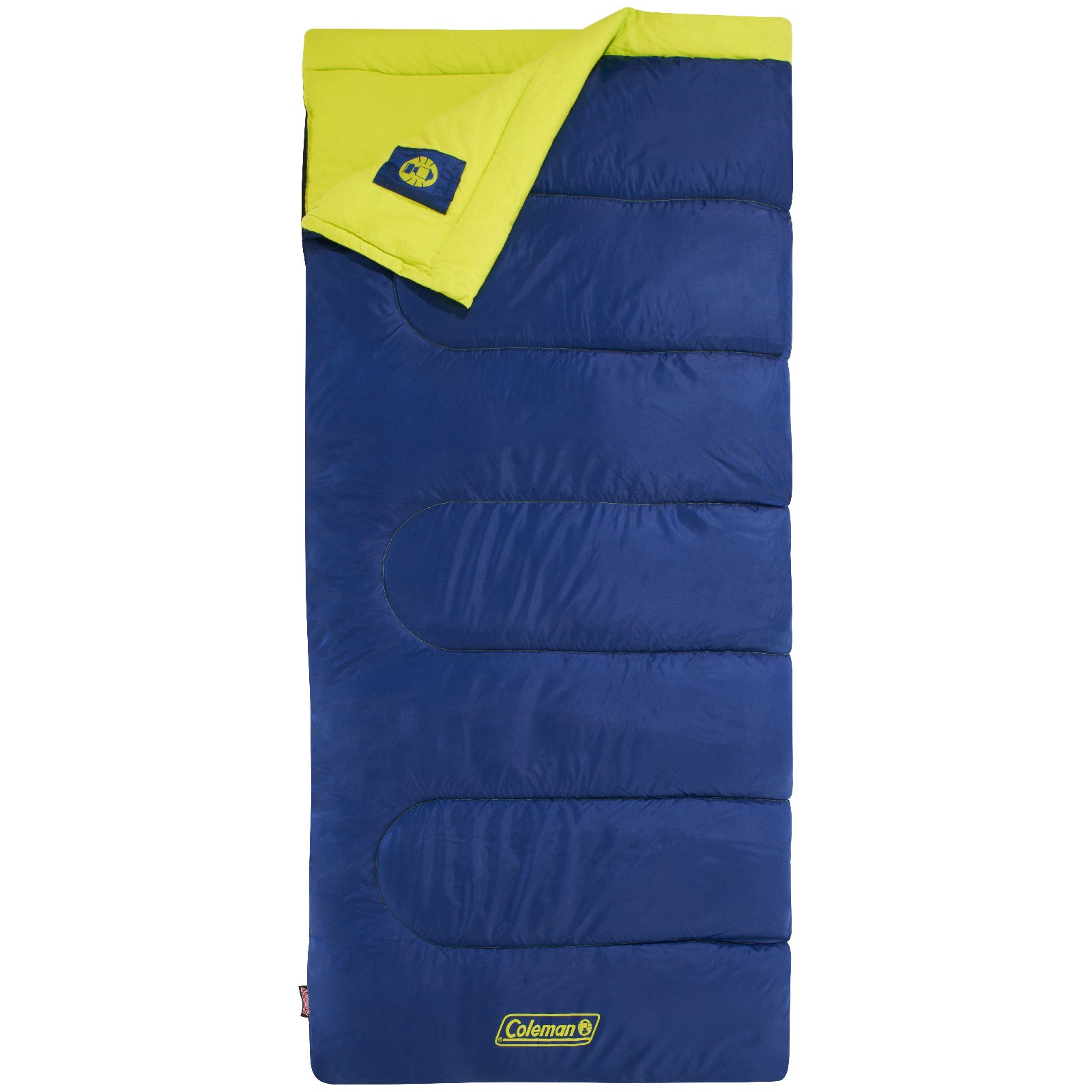 Coleman Heaton Peak 220 Sleeping Bag - Blue/Yellow - Single