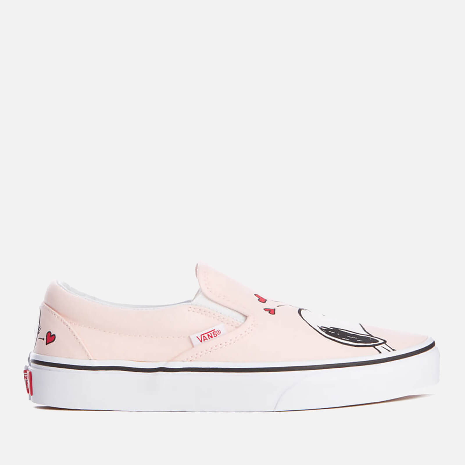 Snoopy vans pink online