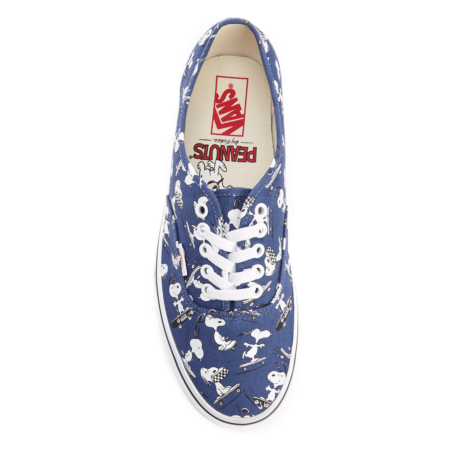 Vans X Peanuts Men s Authentic Trainers Snoopy Skating Allsole