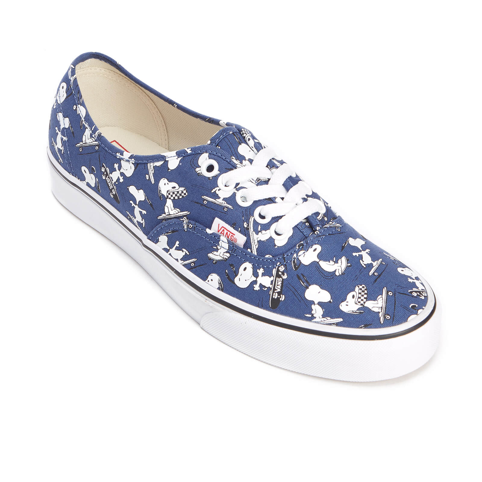 Vans X Peanuts Men s Authentic Trainers Snoopy Skating Allsole