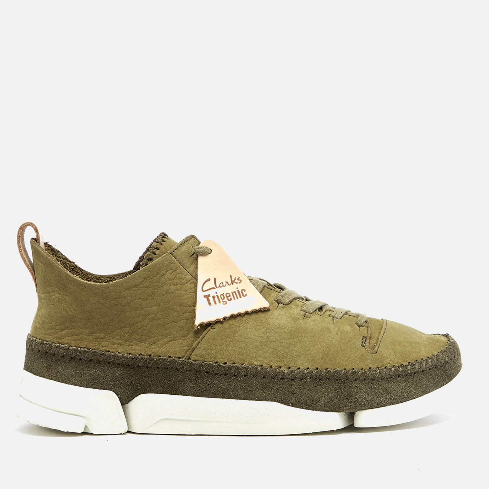 Clarks Originals Men s Trigenic Flex Shoes Forest Green Nubuck Allsole