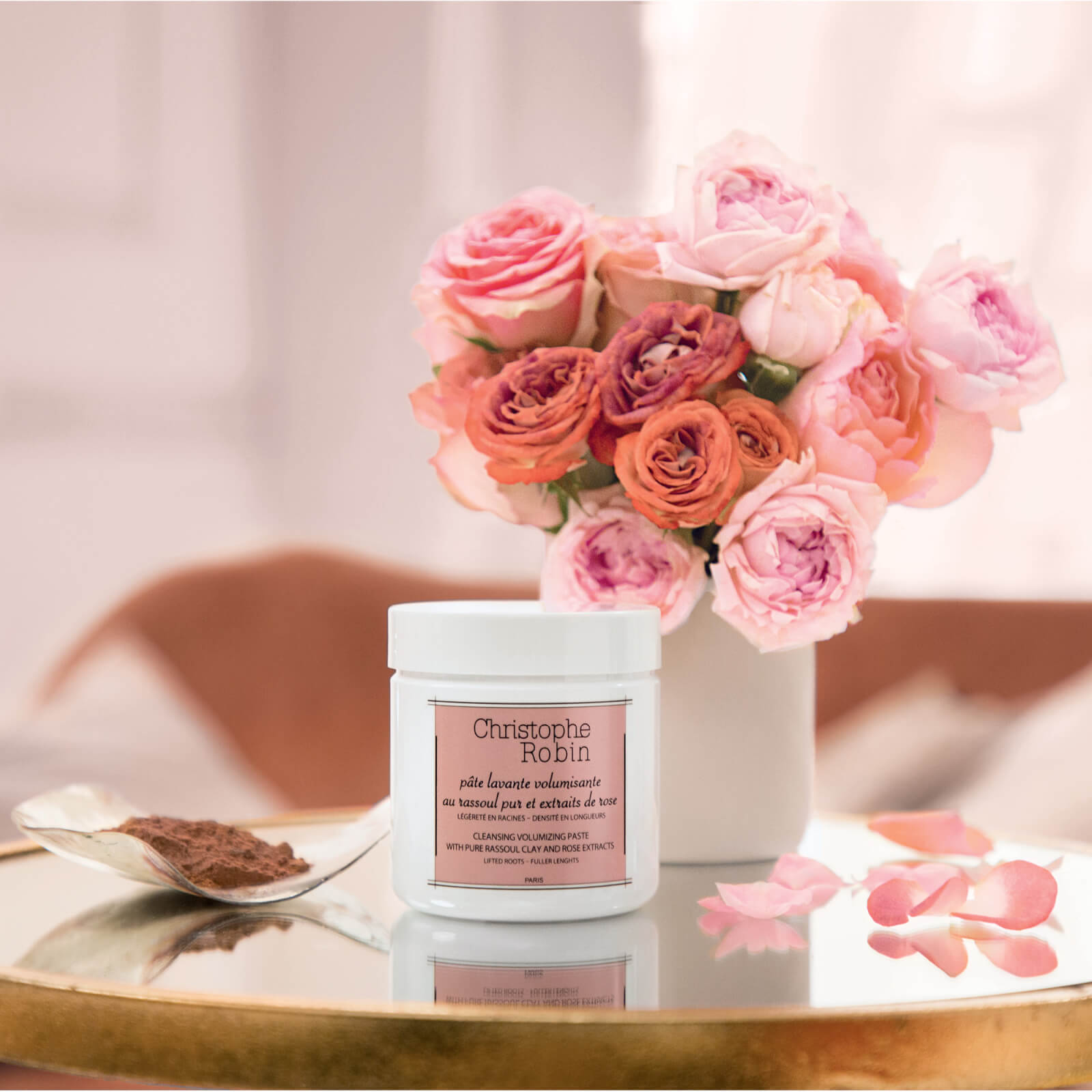 Cleansing Volume Paste with Pure Rassoul Clay and Rose Extracts
