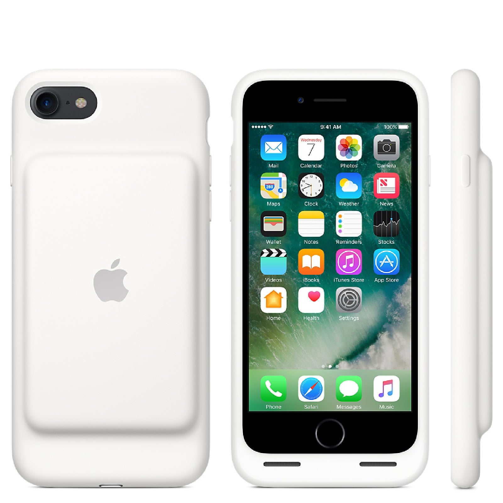 Apple iPhone 7 Smart Battery Case - White