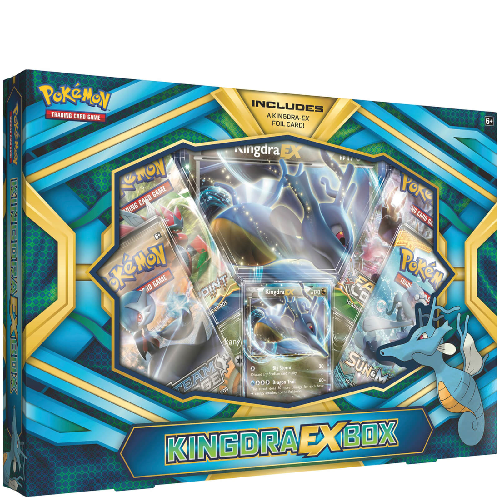 カイリューex キングドラex adv セット Pokémon TCG: Kingdra-EX Box