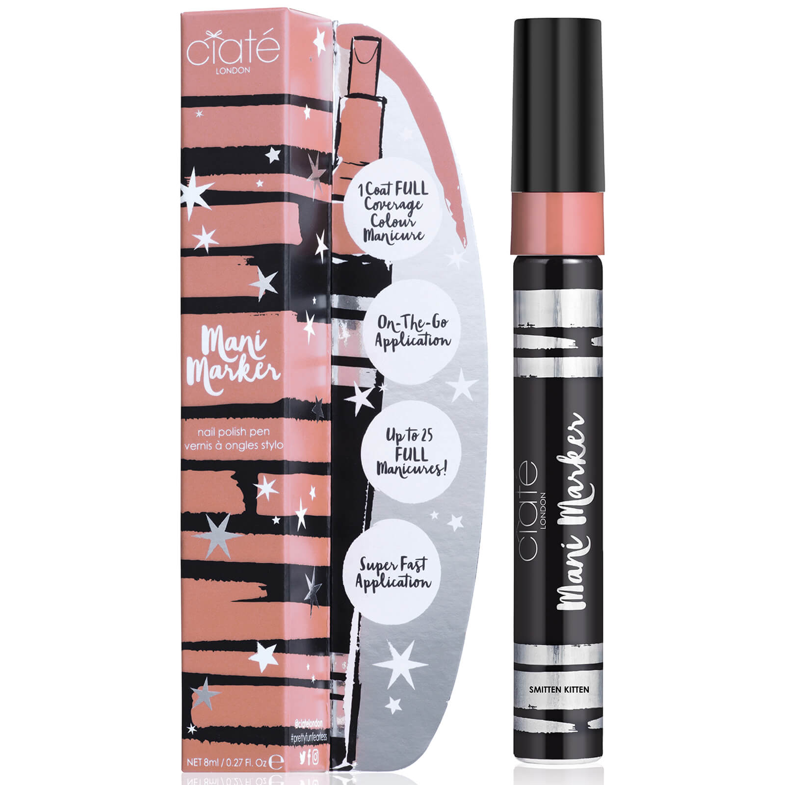 Rotulador de esmalte de uñas Mani Marker de Ciaté London - Smitten Kitten