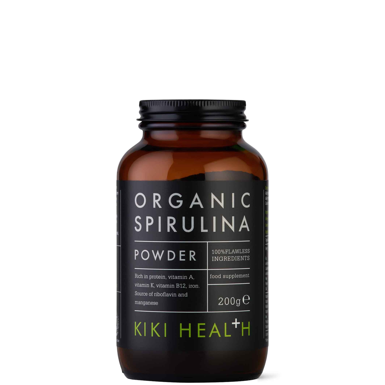Espirulina orgánica en polvo de KIKI Health 200 g
