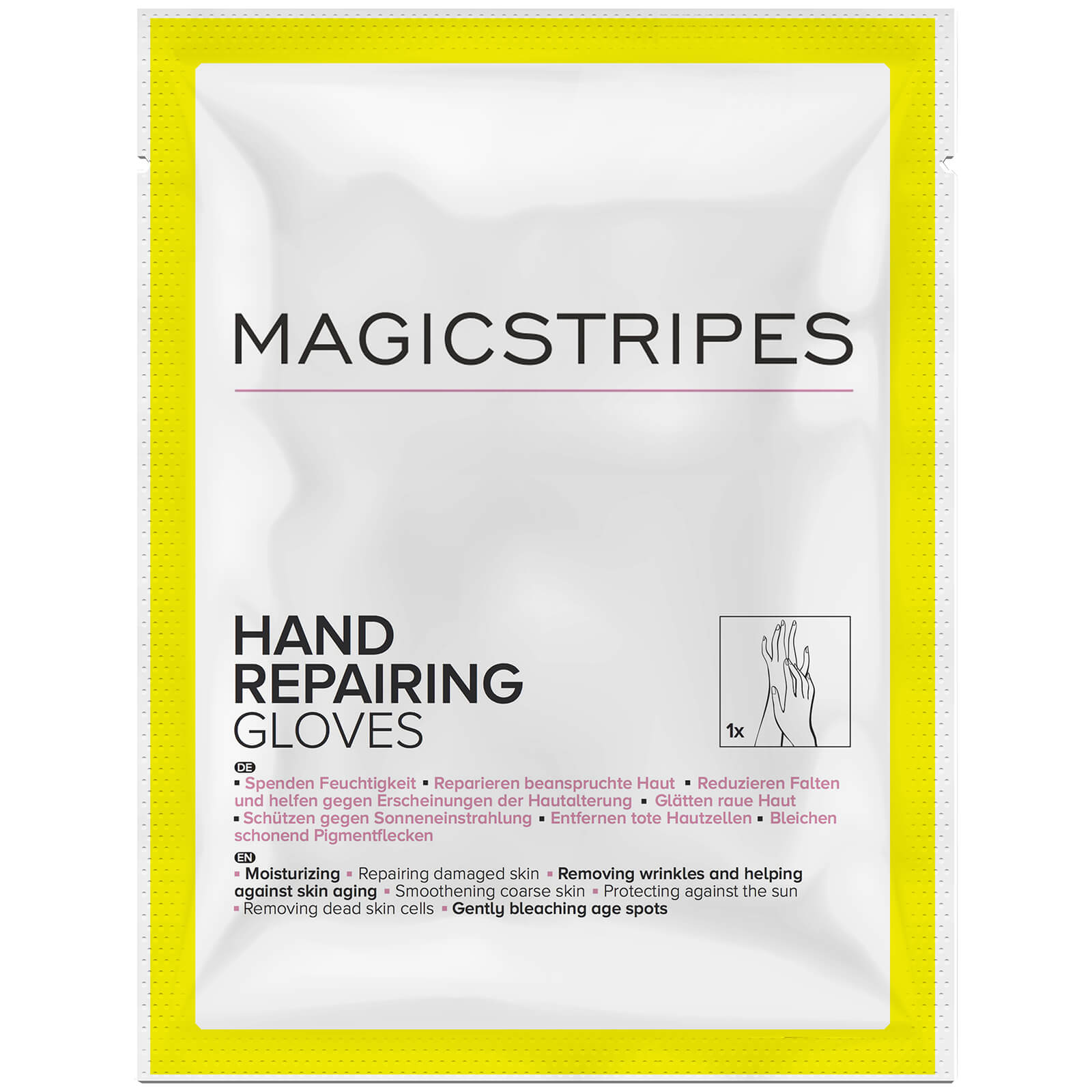 Guantes reparadores de manos de MAGICSTRIPES (1 Mascarilla)