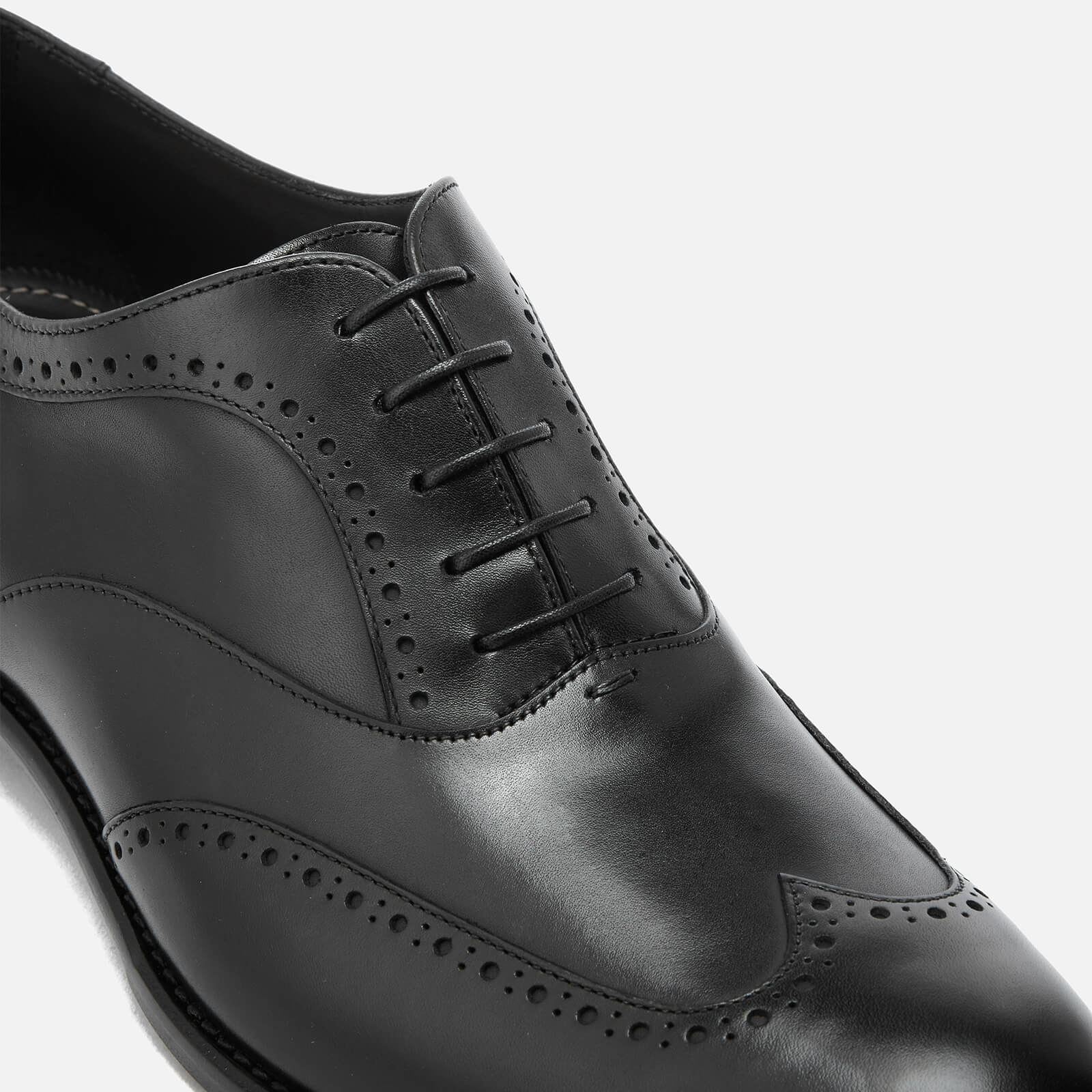 BOSS Hugo Boss Men's Manhattan Leather Brogues - Black | Allsole
