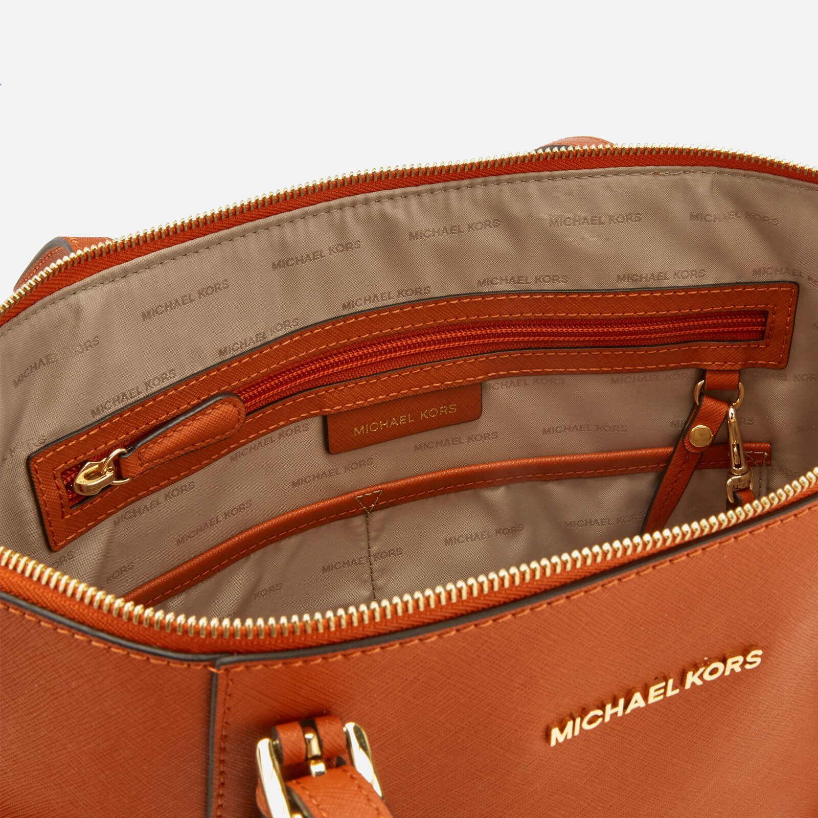 MICHAEL MICHAEL KORS Women s Jet Set East West Top Zip Tote Bag Orange Coggles