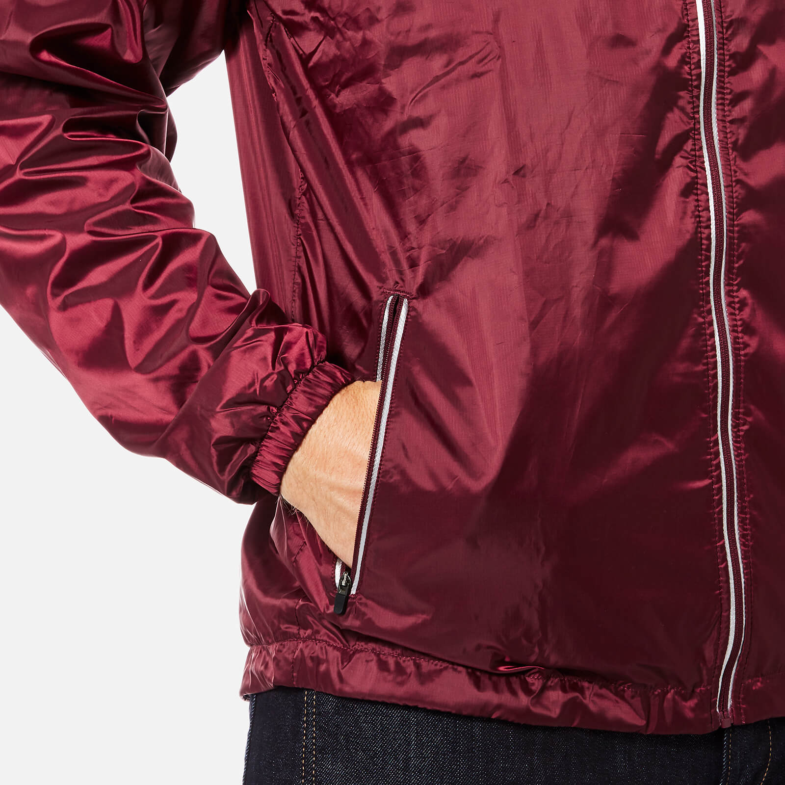 BOSS Hugo Boss Men s Beach Zip Jacket Dark Red Coggles