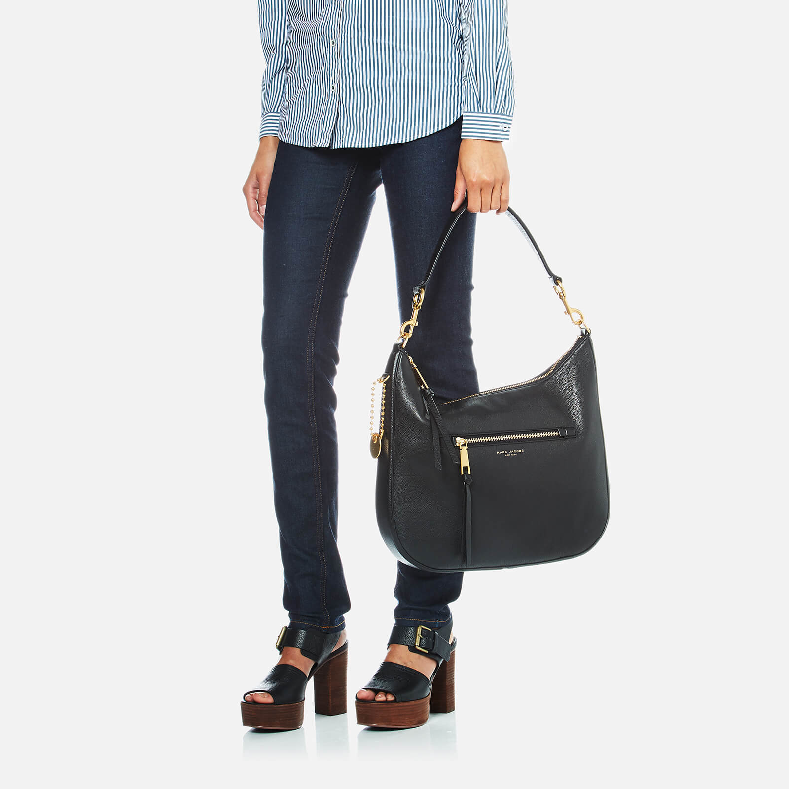 Marc Jacobs Women s Recruit Hobo Bag Black Coggles