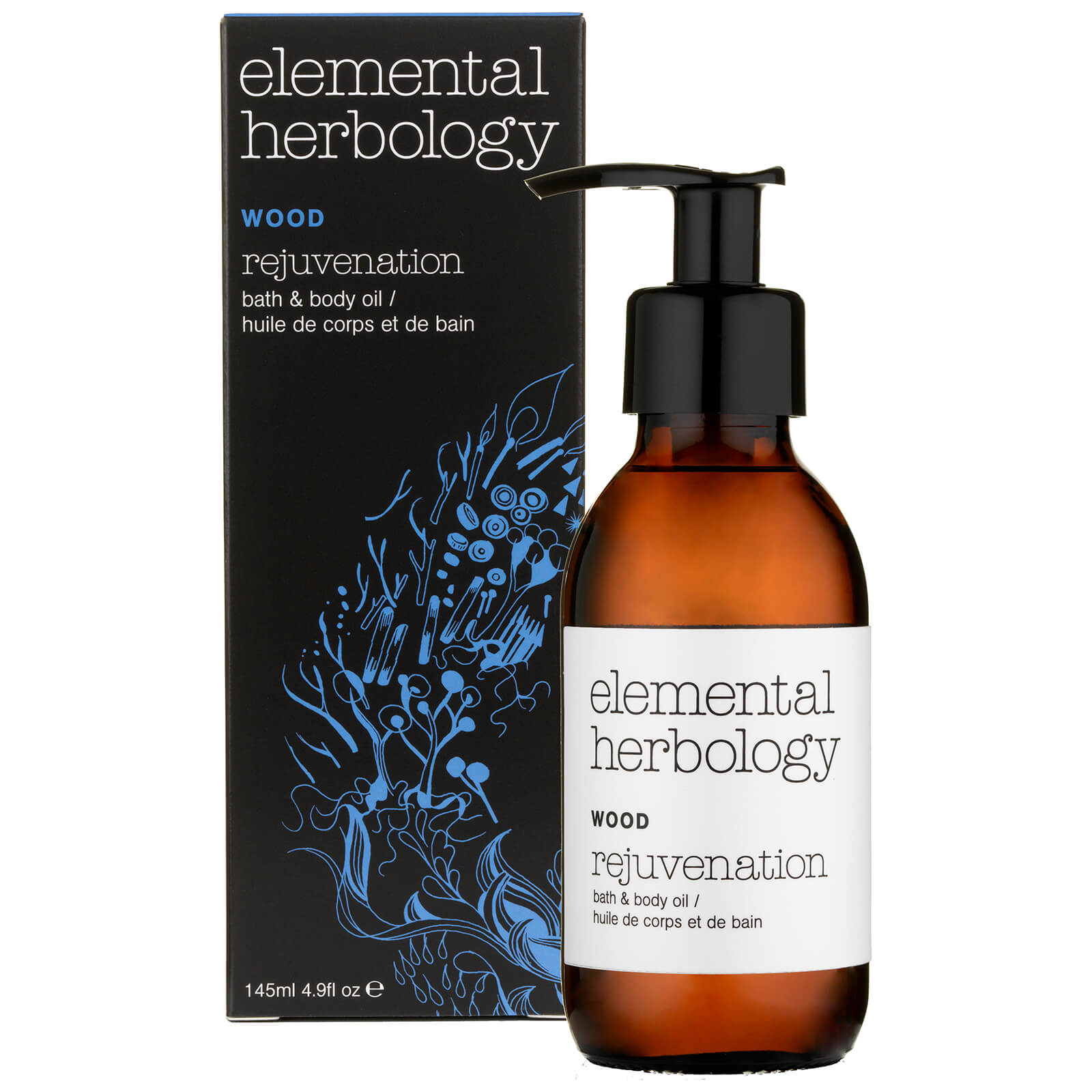 Aceite corporal y de baño Wood Rejuvenation de Elemental Herbology 145 ml