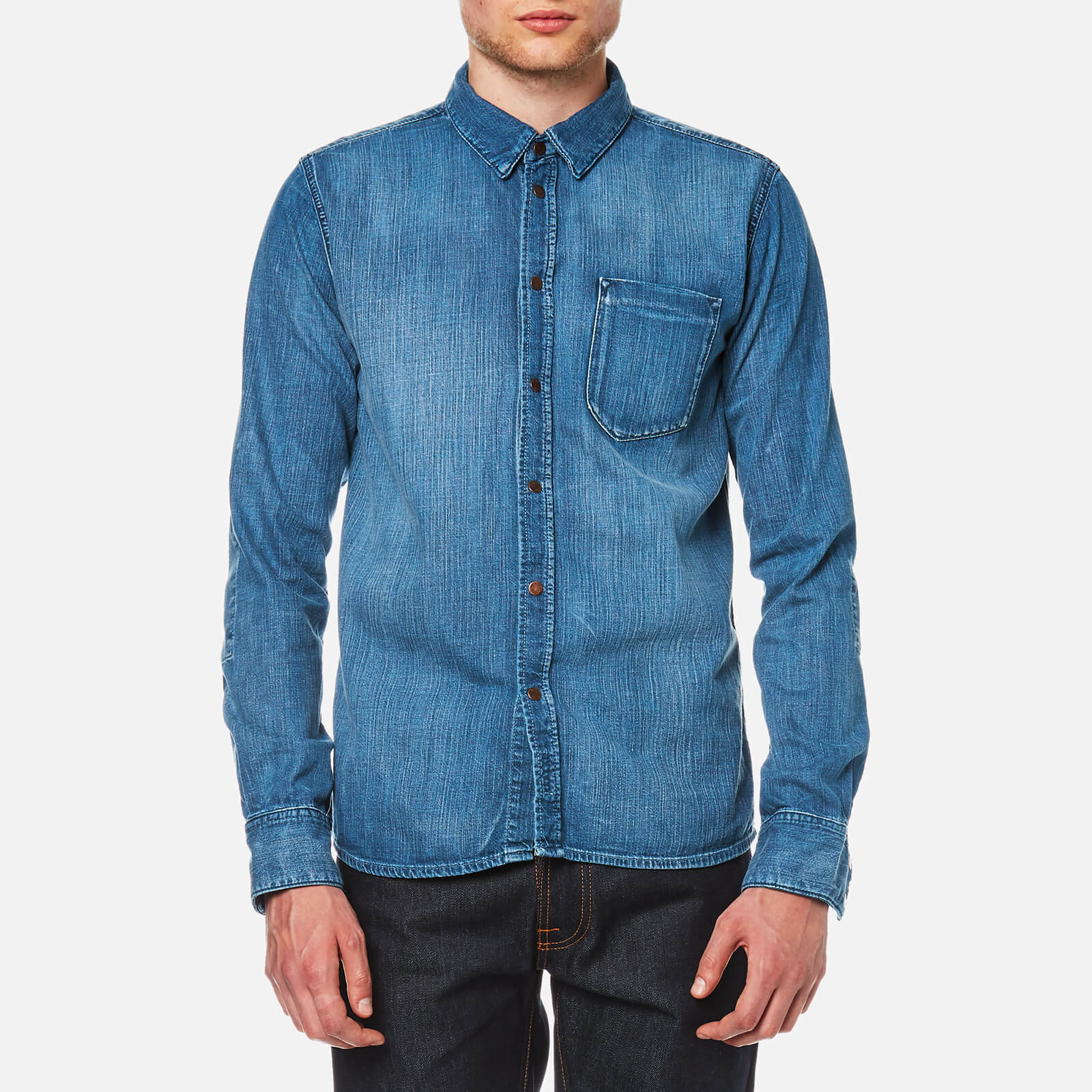 Nudie denim shirt hotsell