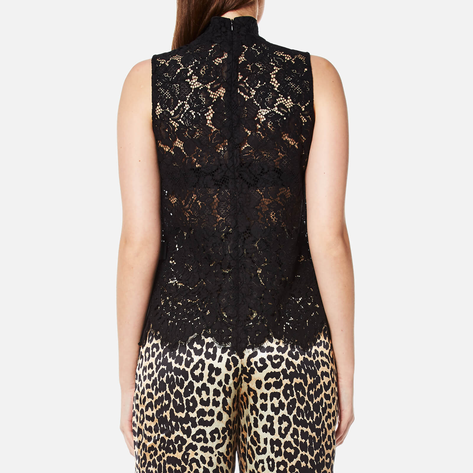 Ganni duval lace dress new arrivals